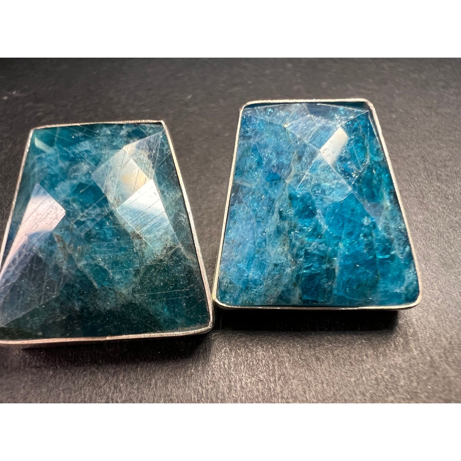 Other NEW Jay King blue apatite geometric sterling silver earrings Size ONE SIZE - 12 Thumbnail