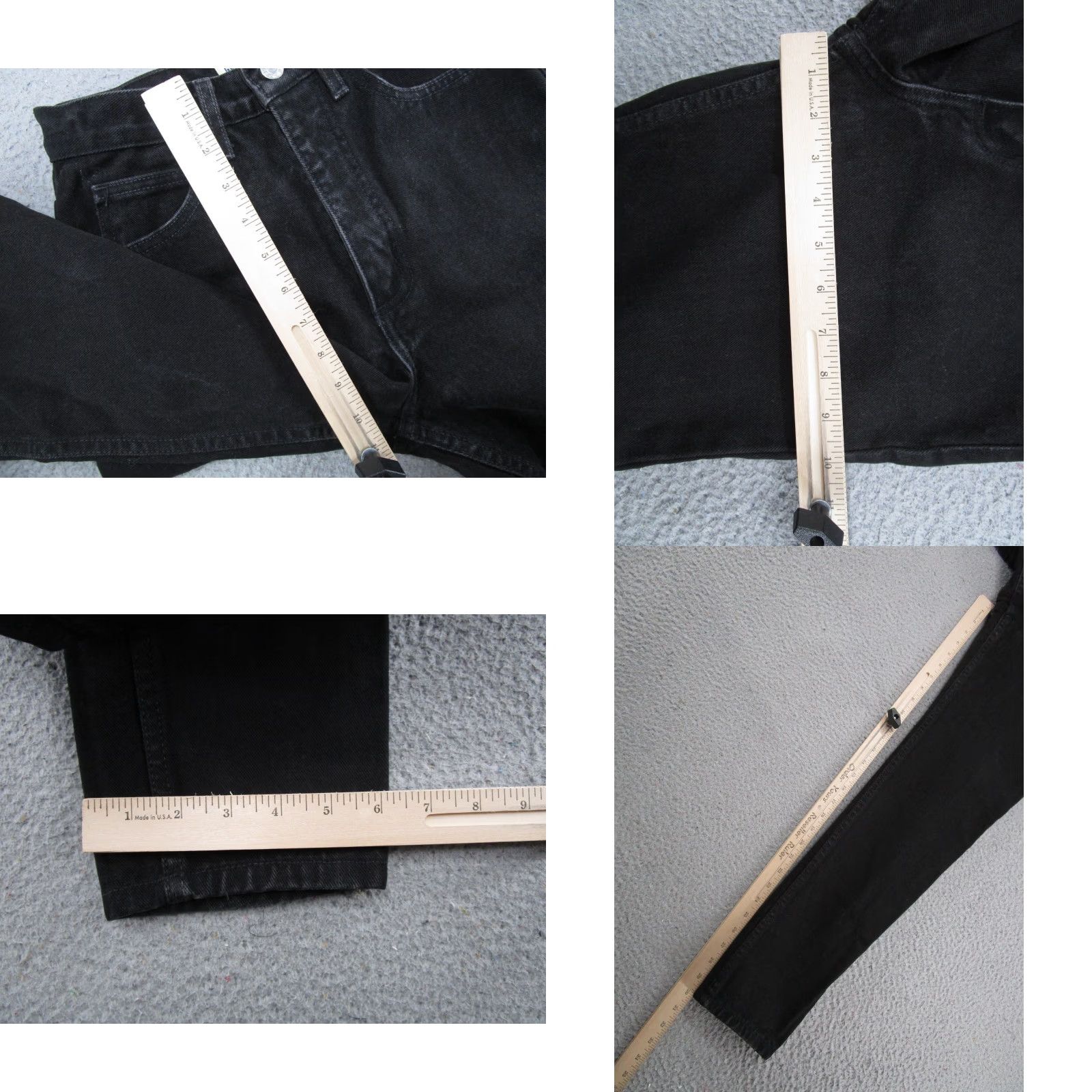 Guess VINTAGE GUESS Jeans 90s Tapered 28 Black Tag GUESS Georges Marciano 5-Pocket Denim Womens Size 28" / US 6 / IT 42 - 8 Thumbnail