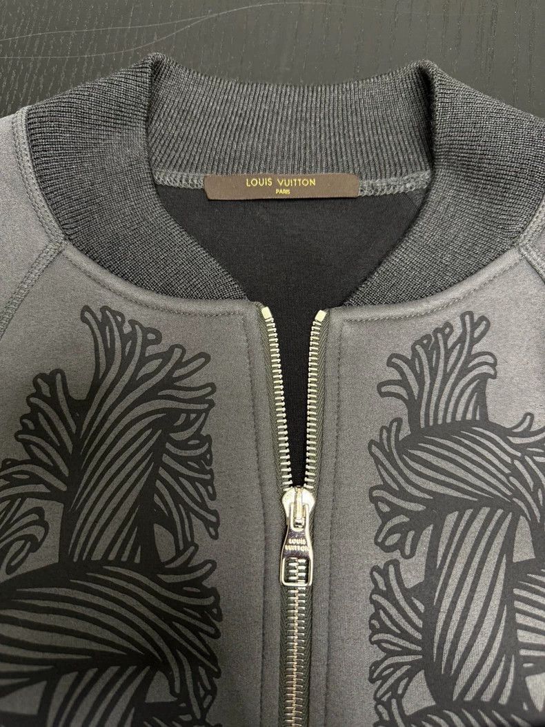 Louis Vuitton Louis Vuitton Louis Vuitton Black Rope Pattern Bomber Jack Size US S / EU 44-46 / 1 - 4 Thumbnail