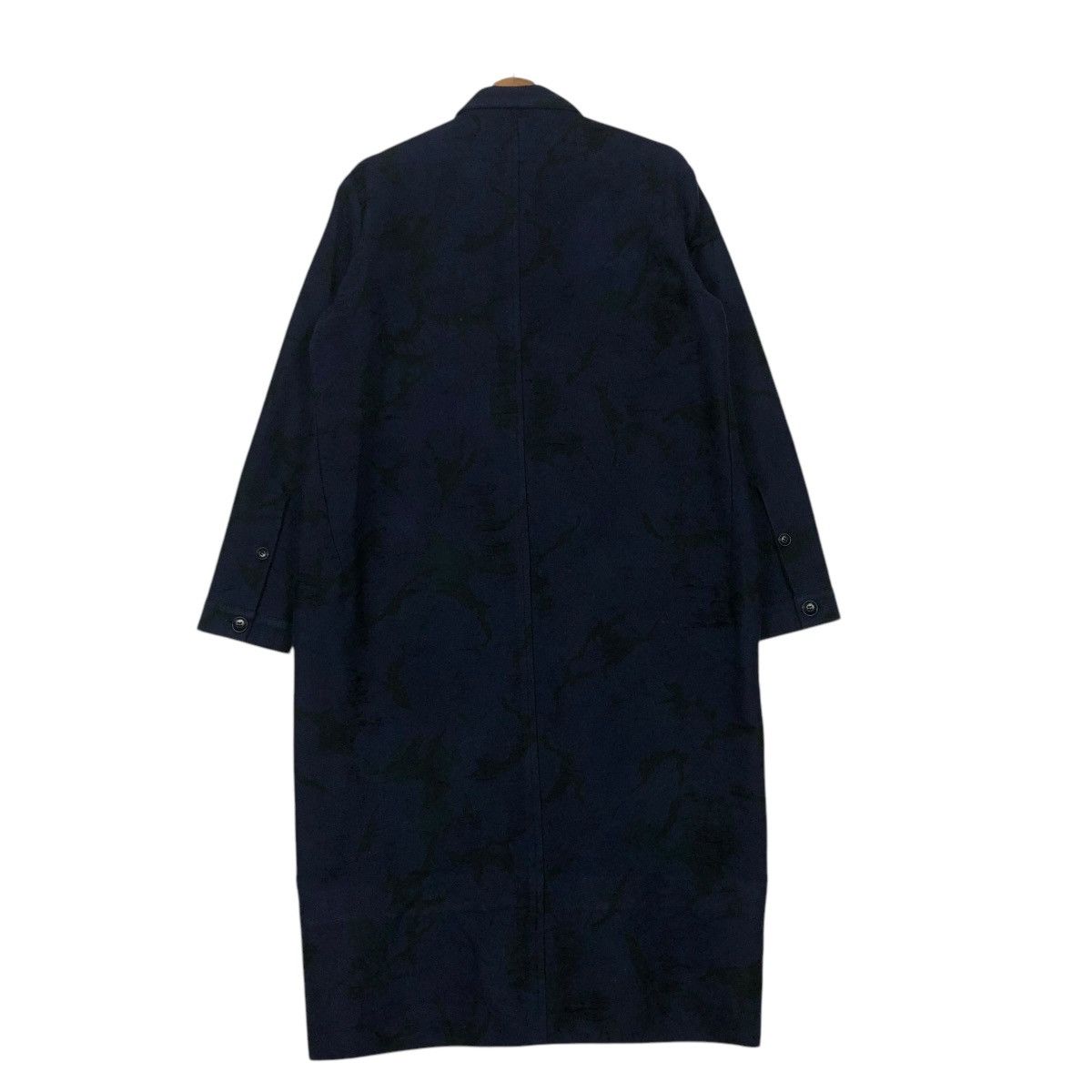 Yohji Yamamoto 🔥VINTAGE Y’S YOHJI YAMAMOTO LONG JACKET DENIM FLORAL Size US M / EU 48-50 / 2 - 11 Thumbnail