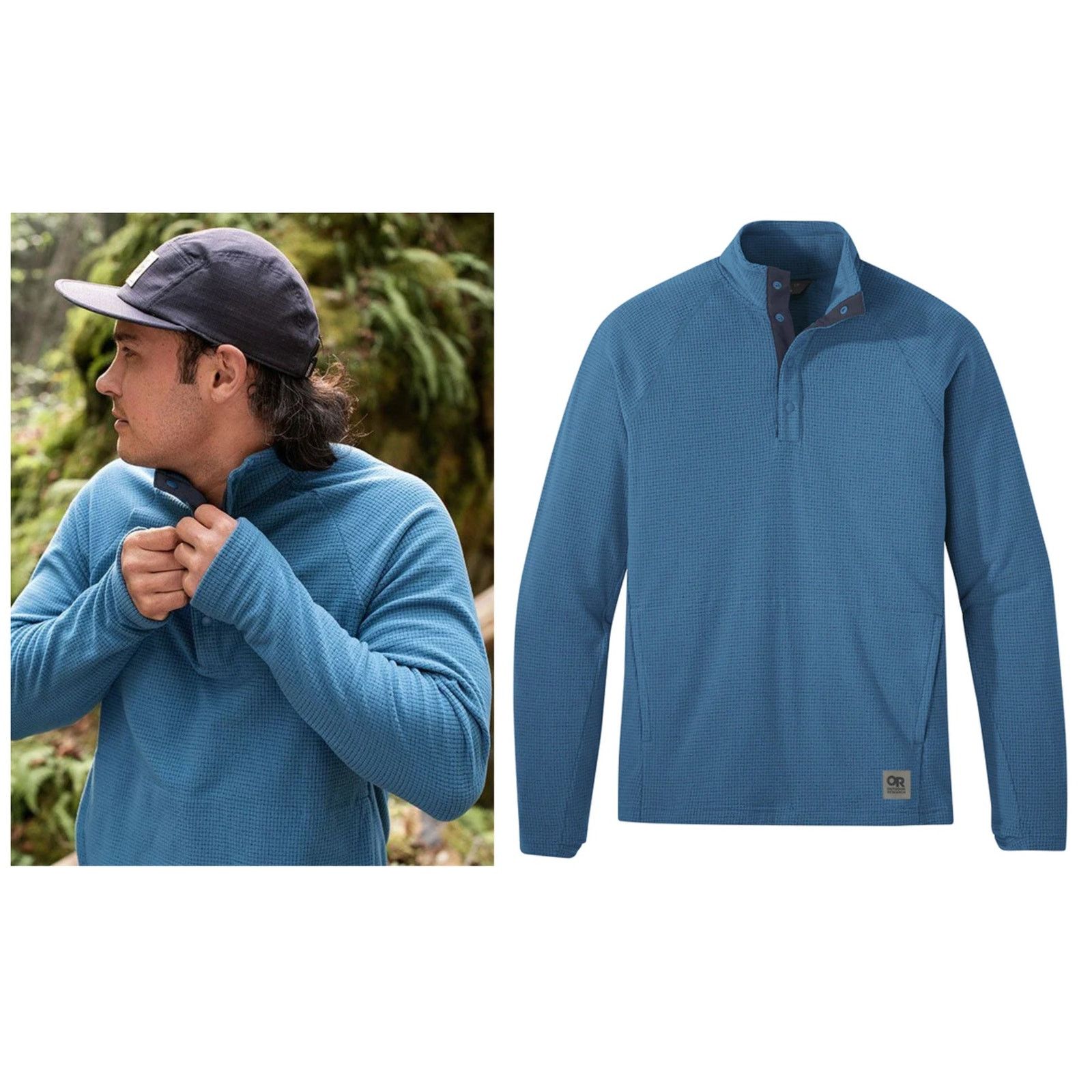 Outdoor Research Outdoor Research Men's Trail Mix Snap Pullover Size Medium Size US M / EU 48-50 / 2 - 14 Thumbnail