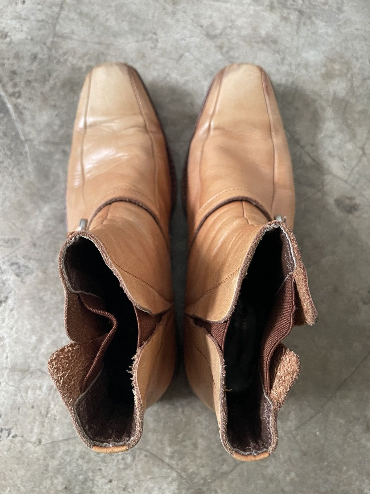 Tricot Comme des Garcons Tricot Comme Des Garcons Leather Boots Size US 8.5 / IT 38.5 - 5 Thumbnail