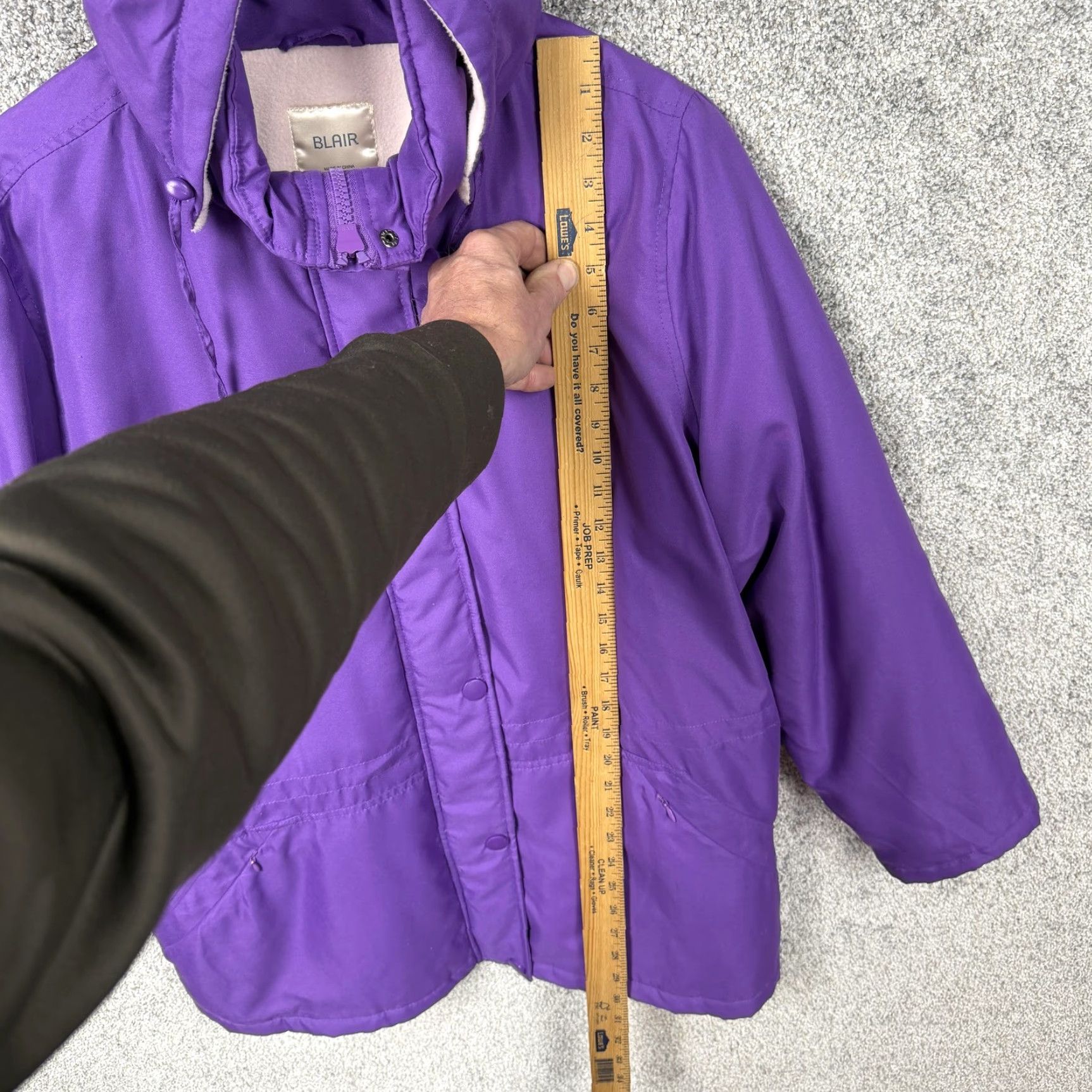 Blair Blair Jacket Womens L Purple Hooded Insulated Parka Winter Outdoor Cabincore Casual Size L / US 10 / IT 46 - 2 Thumbnail