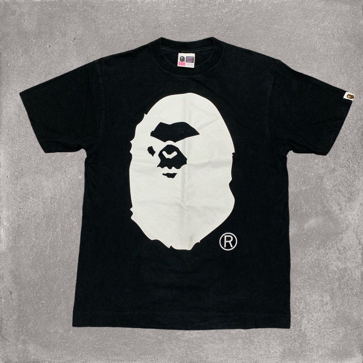 Bape × Kaws Vintage Bape A Bathing Ape X KAWS Big Ape Head T