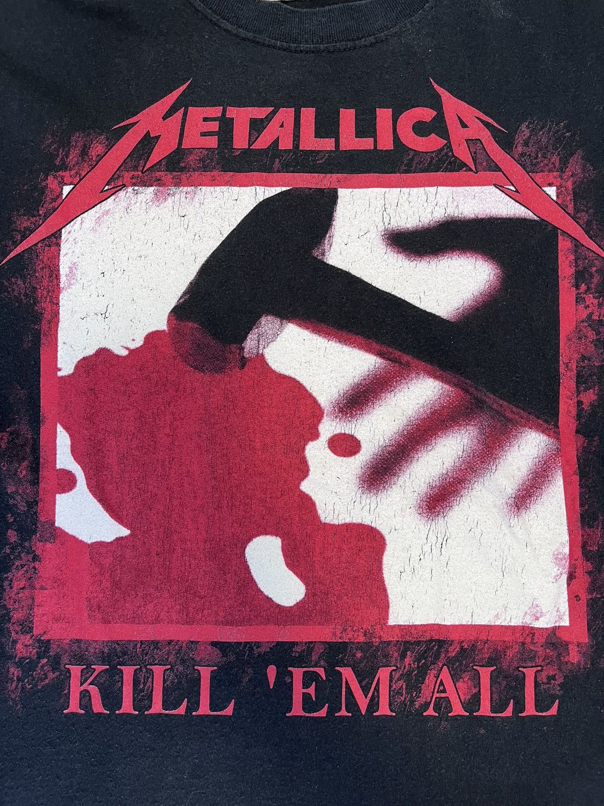 Metallica Men’s T- Shirt KILL ‘EM ALL Vintage 2004 Rock Band