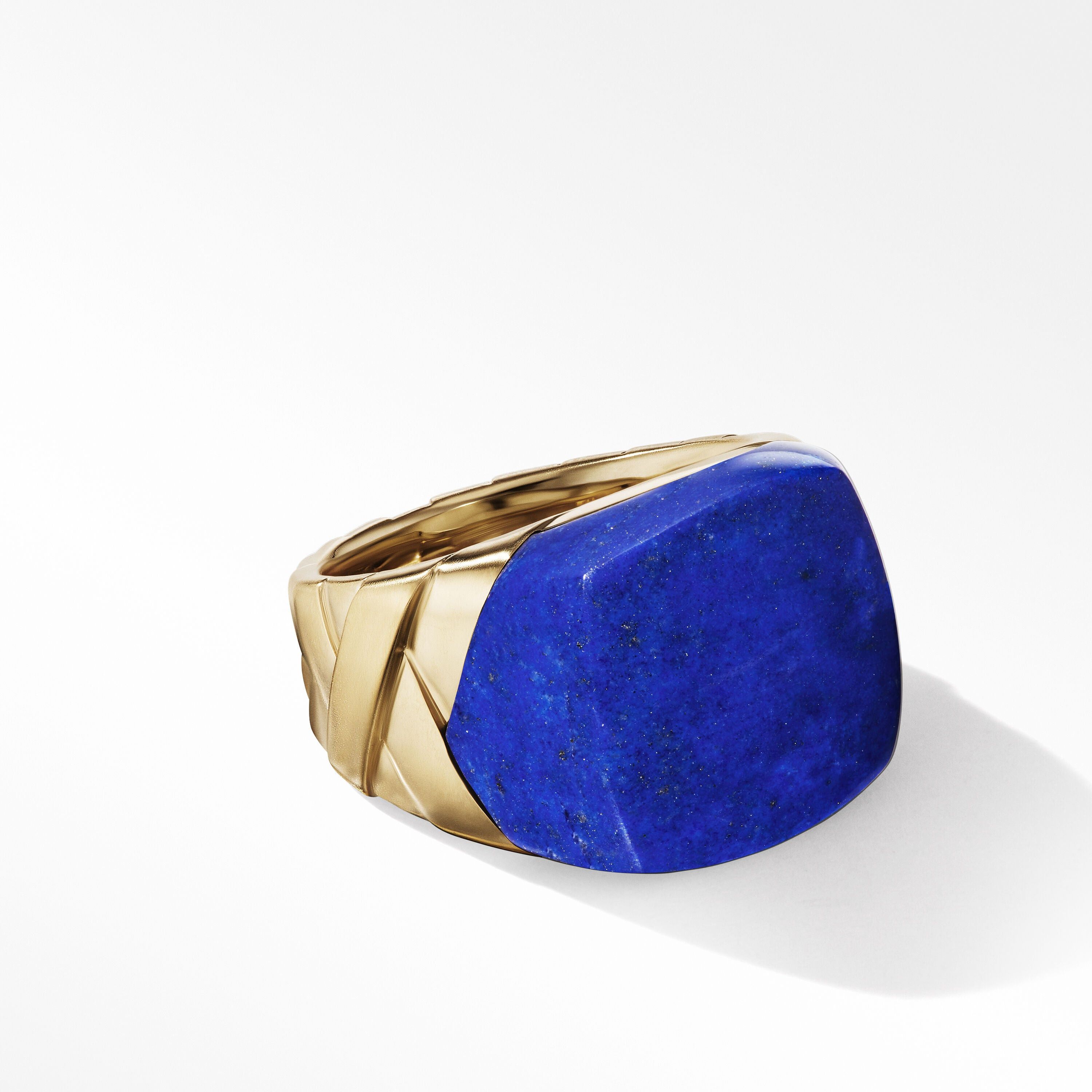 David Yurman o1w1db10325 Size:OS/ Mummy Wrap Signet Ring in Golden Size ONE SIZE - 1 Thumbnail