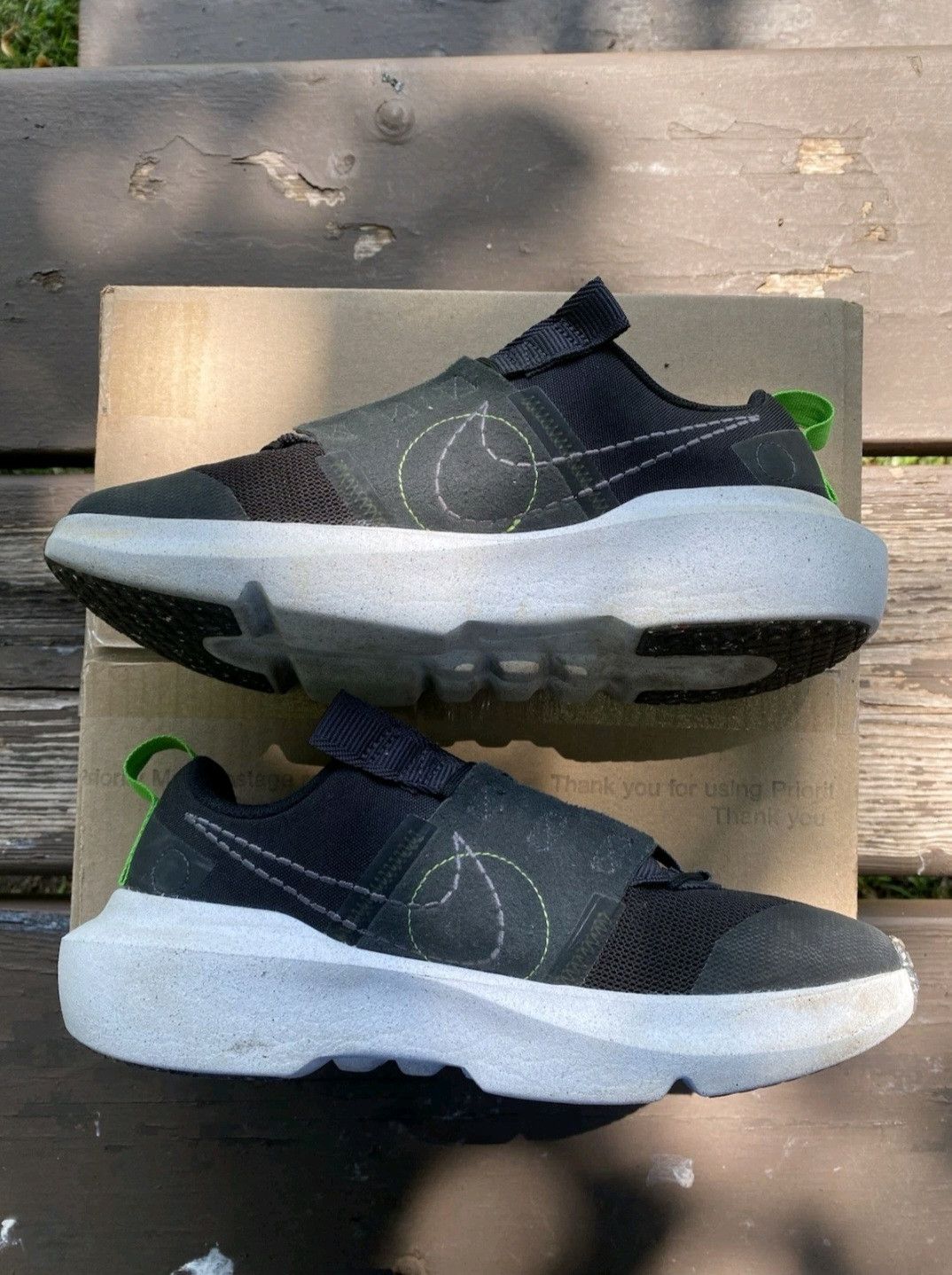 Nike Size 7 (GS) - Nike Crater Impact Low Black Db3551001 Size US 7 / EU 40 - 4 Thumbnail