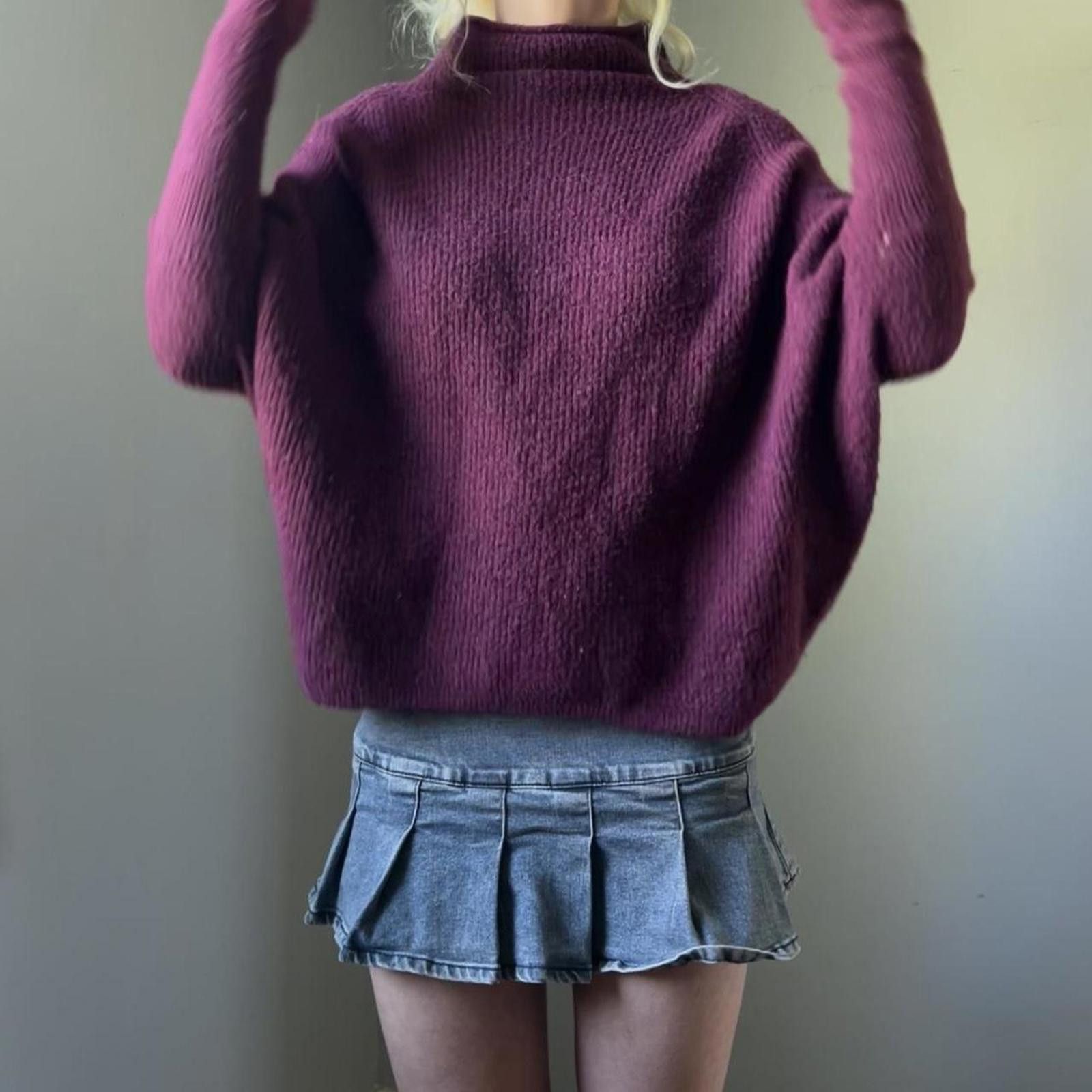 Other Burgundy batwing turtleneck sweater Size XS / US 0-2 / IT 36-38 - 3 Thumbnail