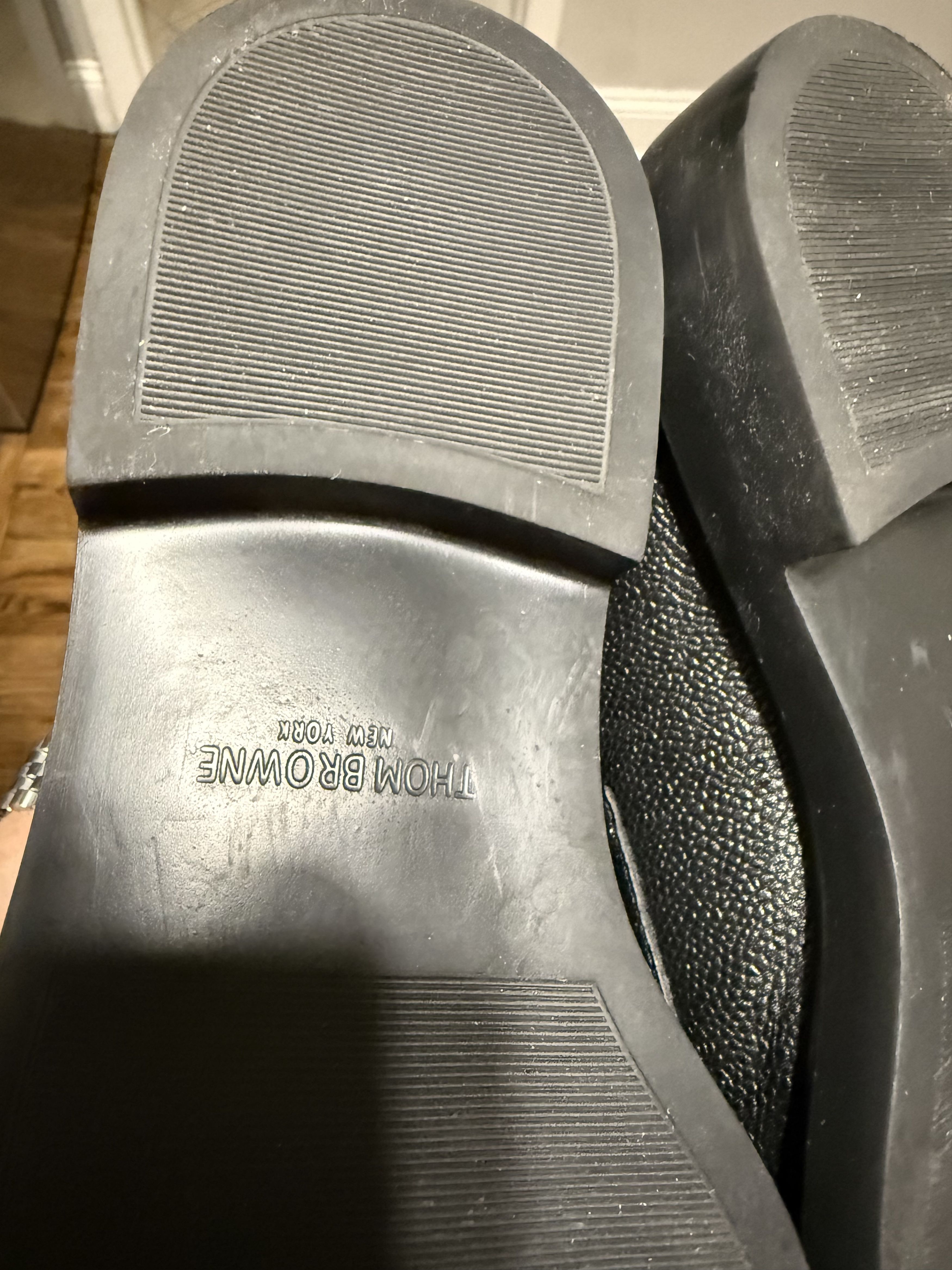 Thom Browne Thom Browne Pebble Grain Penny Loafer Black Size 8 Size US 8 / EU 41 - 6 Thumbnail