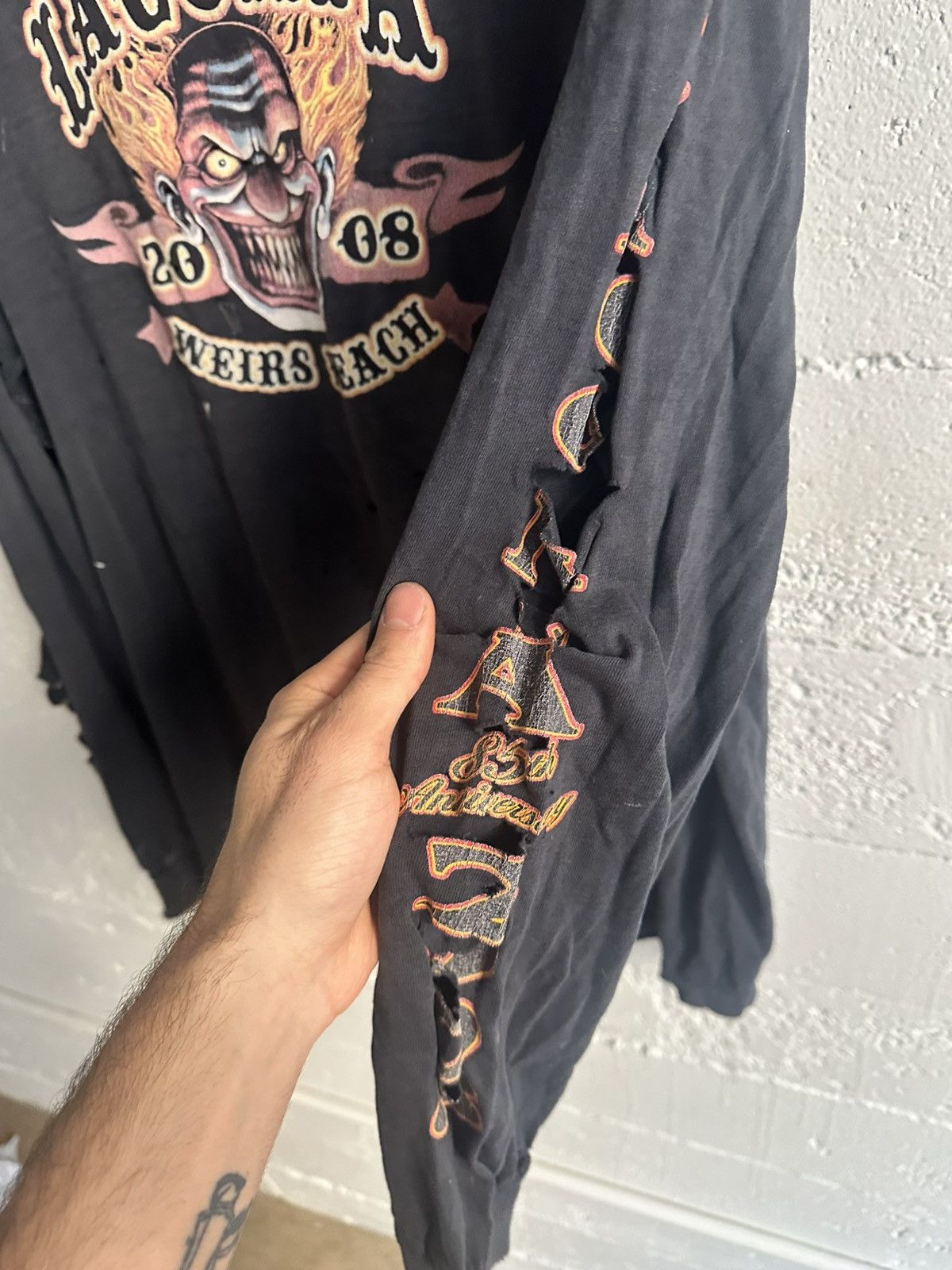 Alstyle × Vintage Super Thrashed laconia Vintage Longsleeve Size US XL / EU 56 / 4 - 5 Thumbnail