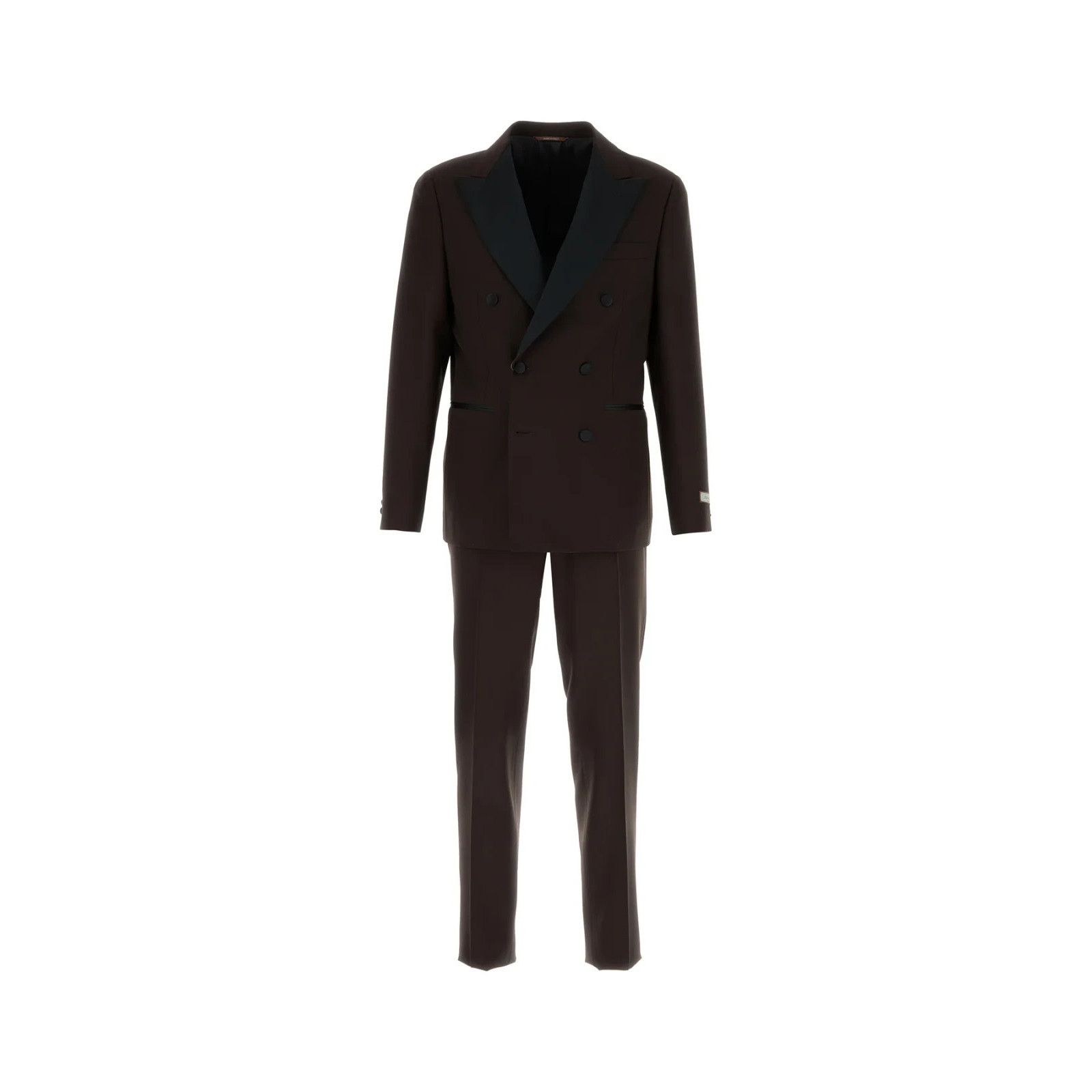 Canali CANALI Brown Wool Tuxedo New & Authentic (Men's size:48;) Size US M / EU 48-50 / 2 - 1 Thumbnail