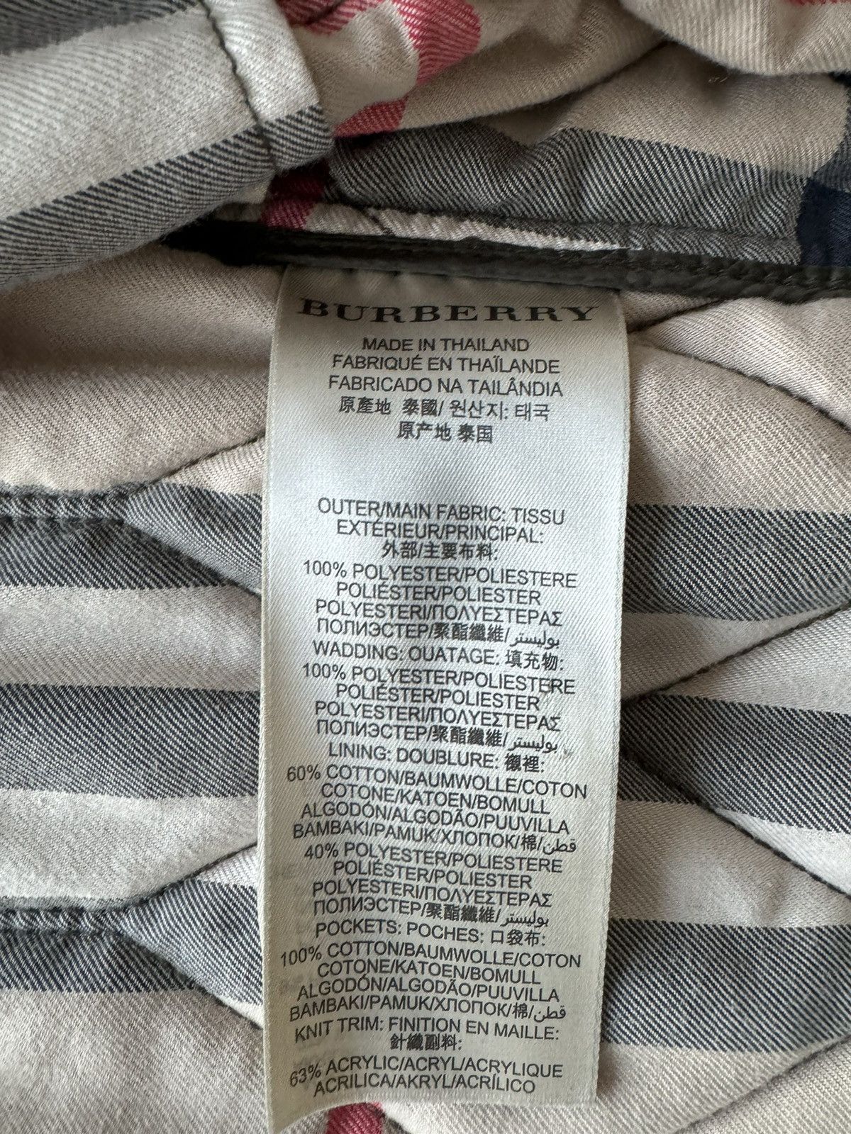 Burberry Burberry Brit Bomber quilted jacket sz xxl Size US XXL / EU 58 / 5 - 18 Thumbnail