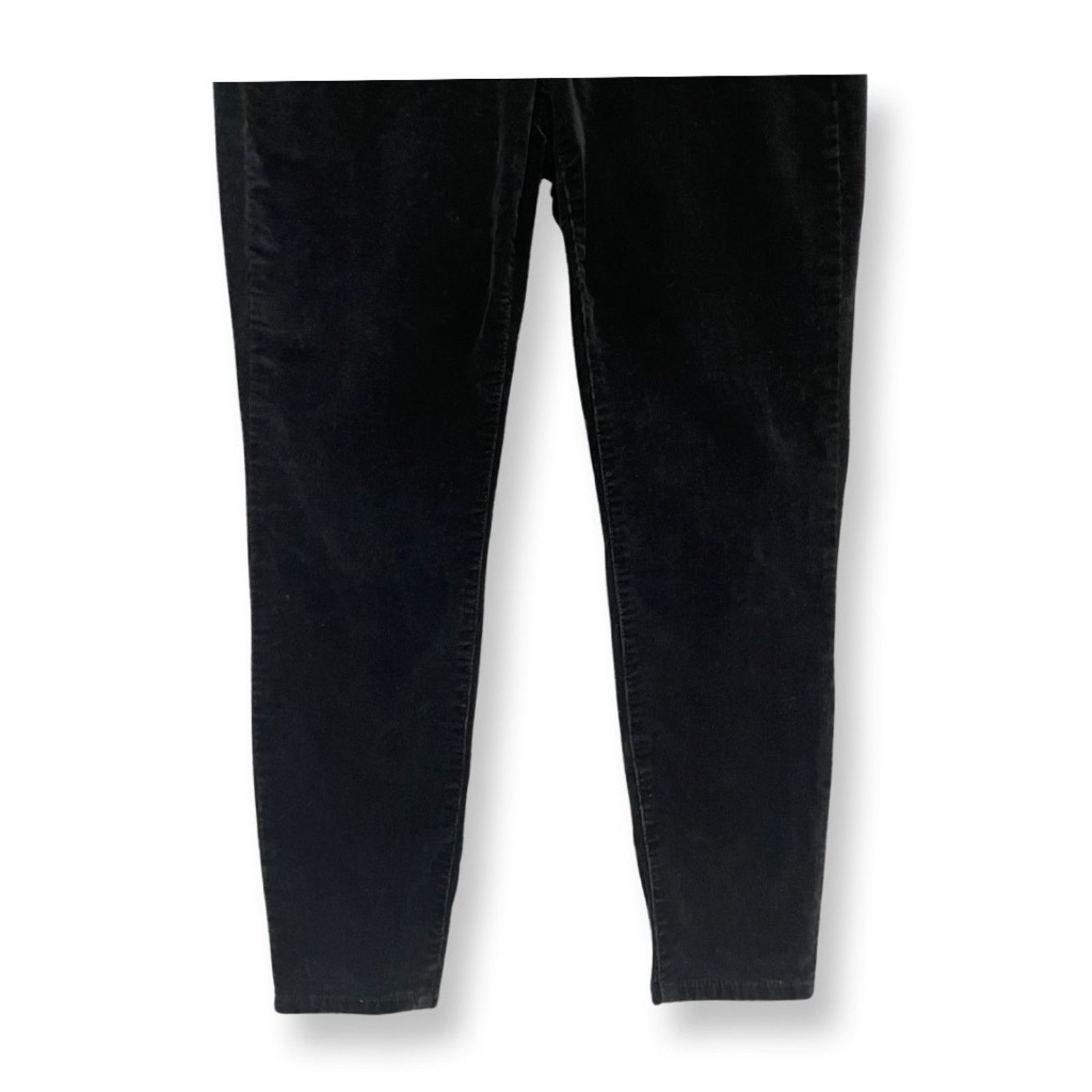 Other Rewash Womens Skinny Slim Pants Black Stretch Corduroy 5R/27 Size 27" / US 4 / IT 40 - 3 Thumbnail
