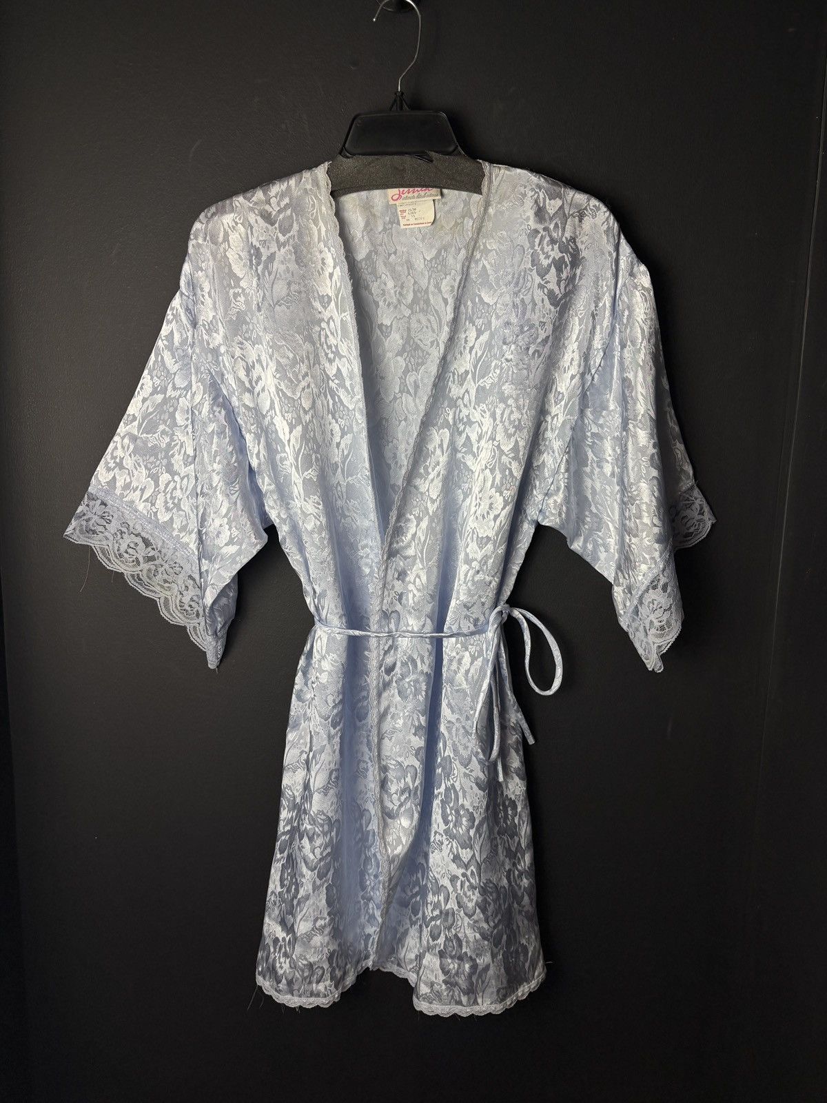 Vintage Y2K Vintage Slip Dress Sleep Set Shiny Satin Gown Lounge Two Size XL / US 12-14 / IT 48-50 - 17 Thumbnail