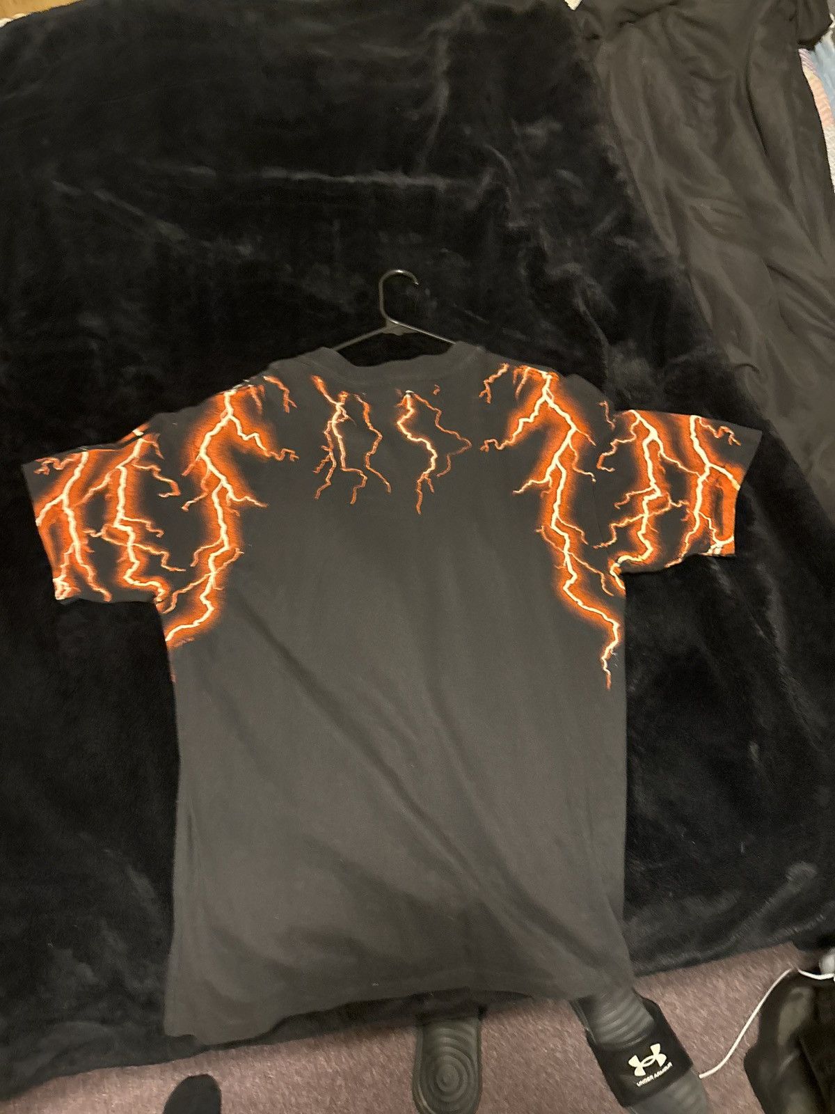 Harley Davidson × Vintage Orange lightning Vintage Harley Davidson Size US L / EU 52-54 / 3 - 2 Thumbnail