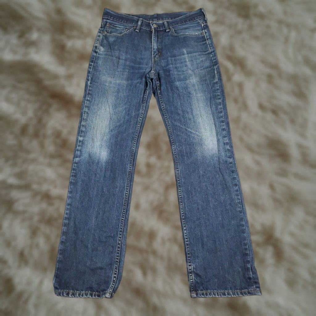 Levi's Levis Mens 32x32 Extra Large Blue Straight Leg Denim Casual Pants Size US 32 / EU 48 - 1 Thumbnail