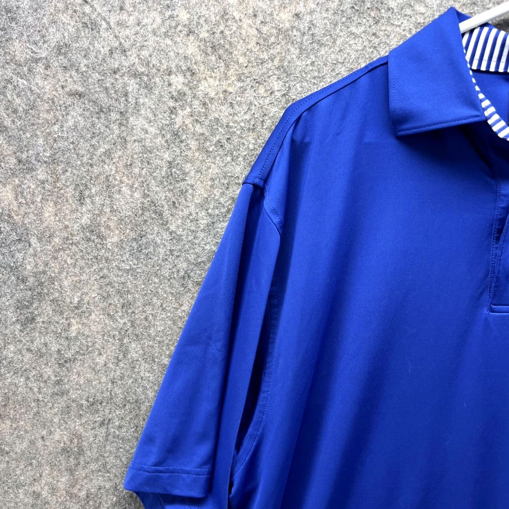 Footjoy VINTAGE FootJoy Polo Shirt Men Medium Royal Blue River Hills Country Club Preppy Golf Size US M / EU 48-50 / 2 - 3 Thumbnail