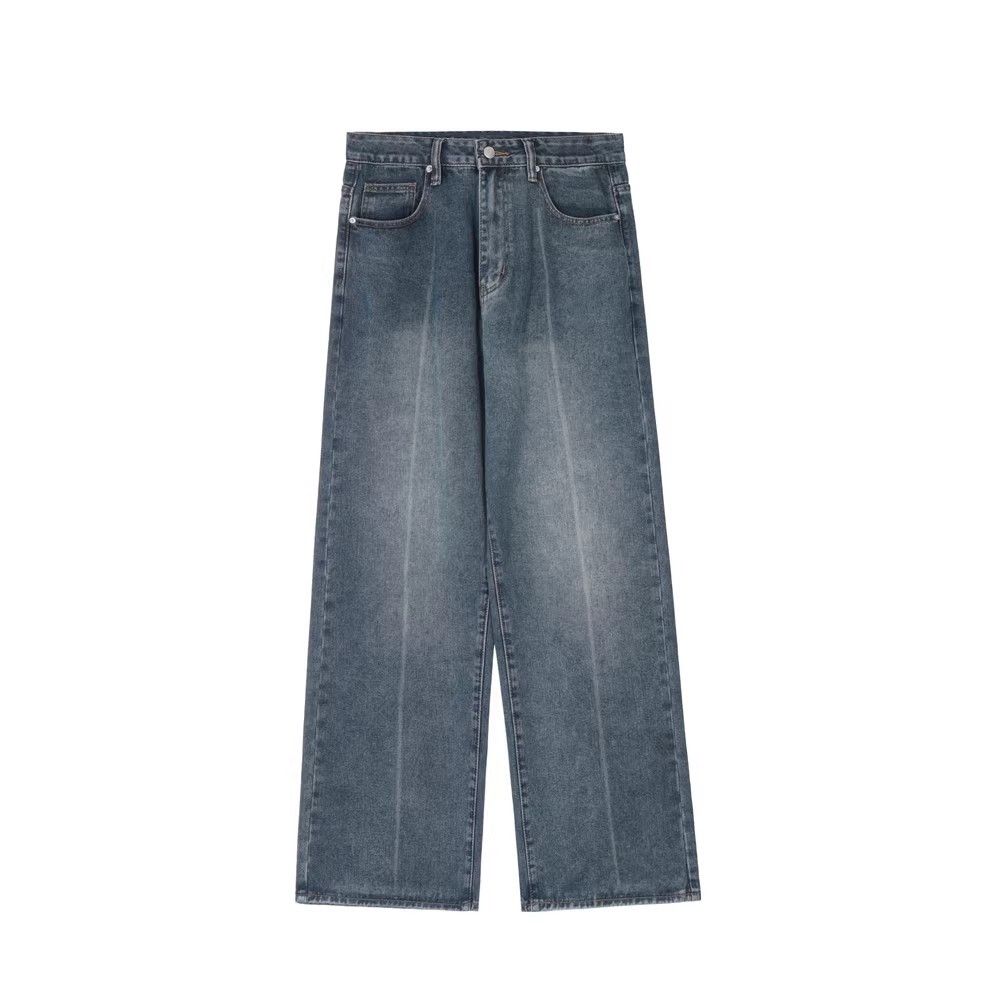 Japanese Brand × Jean Men's washed casual straight jeans Size US 32 / EU 48 - 1 Thumbnail
