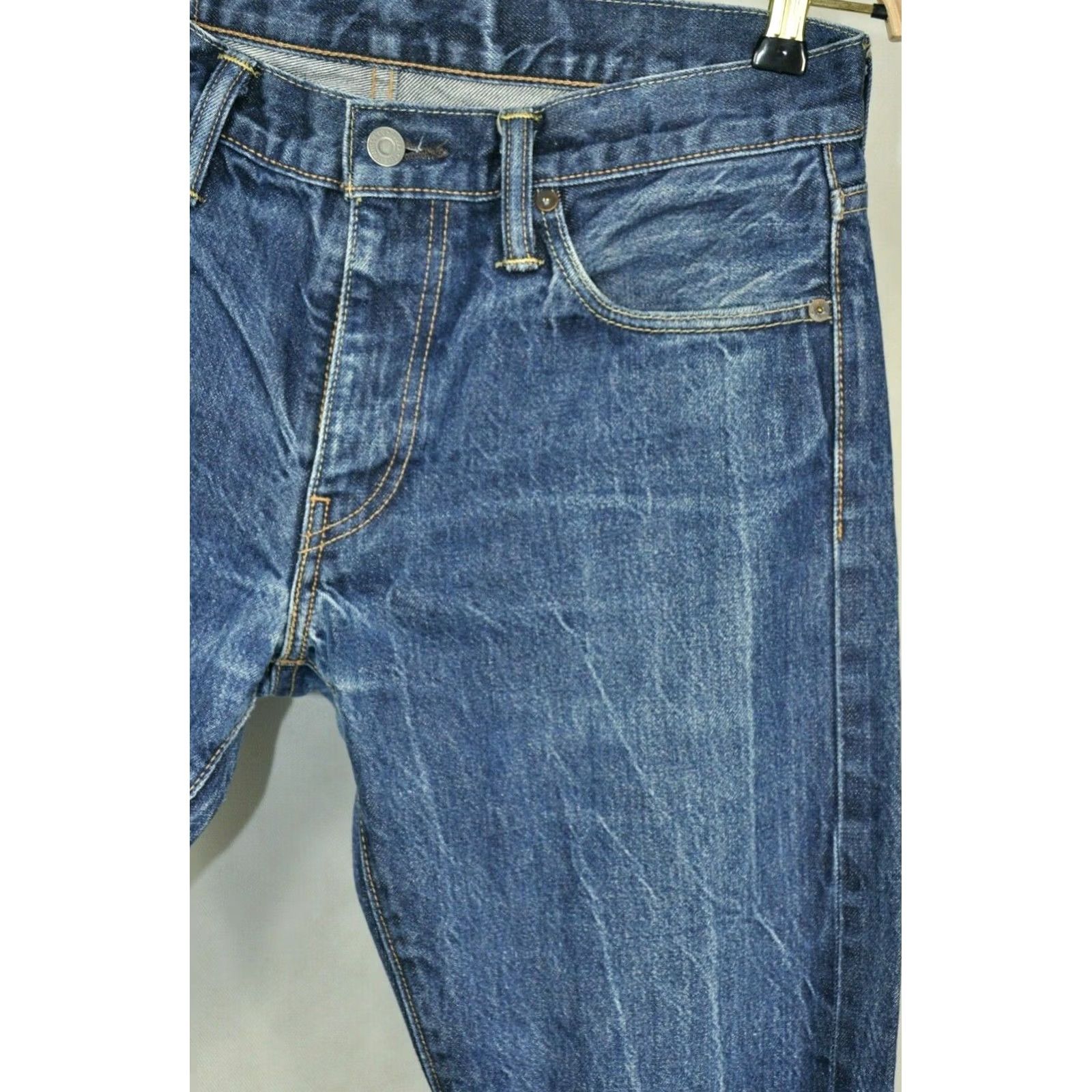 Levi's Levi's 511 Selvedge Jeans Men W33 L32 Straight Classic Blue Cotton 511 Selvedge Jeans Mens Regular Waist 33 Inseam 32 Vintage No Size US 33 - 7 Thumbnail