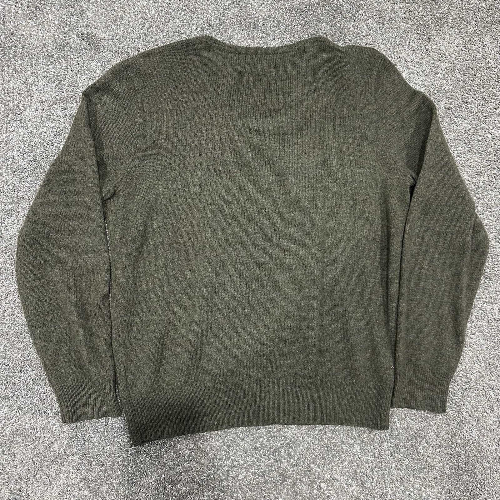 Polo Ralph Lauren Polo Ralph Lauren Sweater Mens M Green V-Neck Lambs Wool Size US M / EU 48-50 / 2 - 2 Thumbnail
