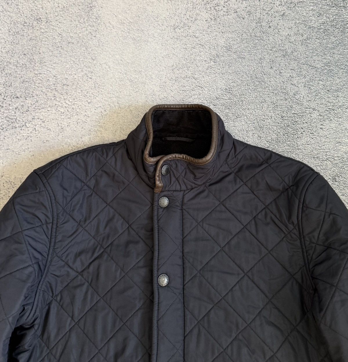 Barbour Barbour Powell Quilted Jacket Men S Black Brown Trim Classic Size US S / EU 44-46 / 1 - 2 Thumbnail