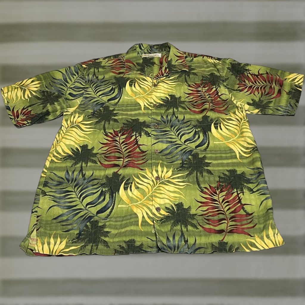 Tommy Bahama Tommy Bahama Shirt Mens Medium Floral Hawaiian Silk Beach Size US M / EU 48-50 / 2 - 1 Thumbnail