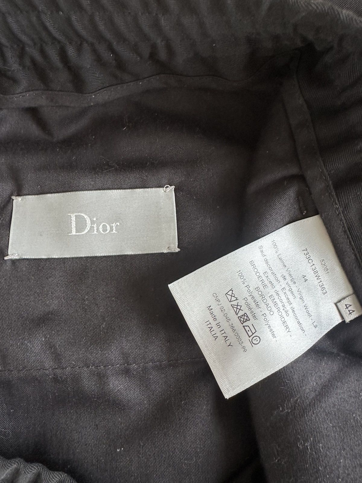 Dior Dior Homme Wool Joggers Size US 28 / EU 44 - 12 Thumbnail