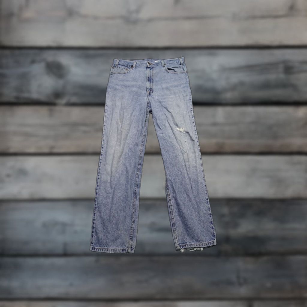 Levi's Levi's 540 Jeans Mens 36x30 Blue Relaxed Fit Cowboy Rancher Light Wash Denim Cotton Blend JEANS Mens 90s Cowboy Theme Size US 36 / EU 52 - 1 Thumbnail
