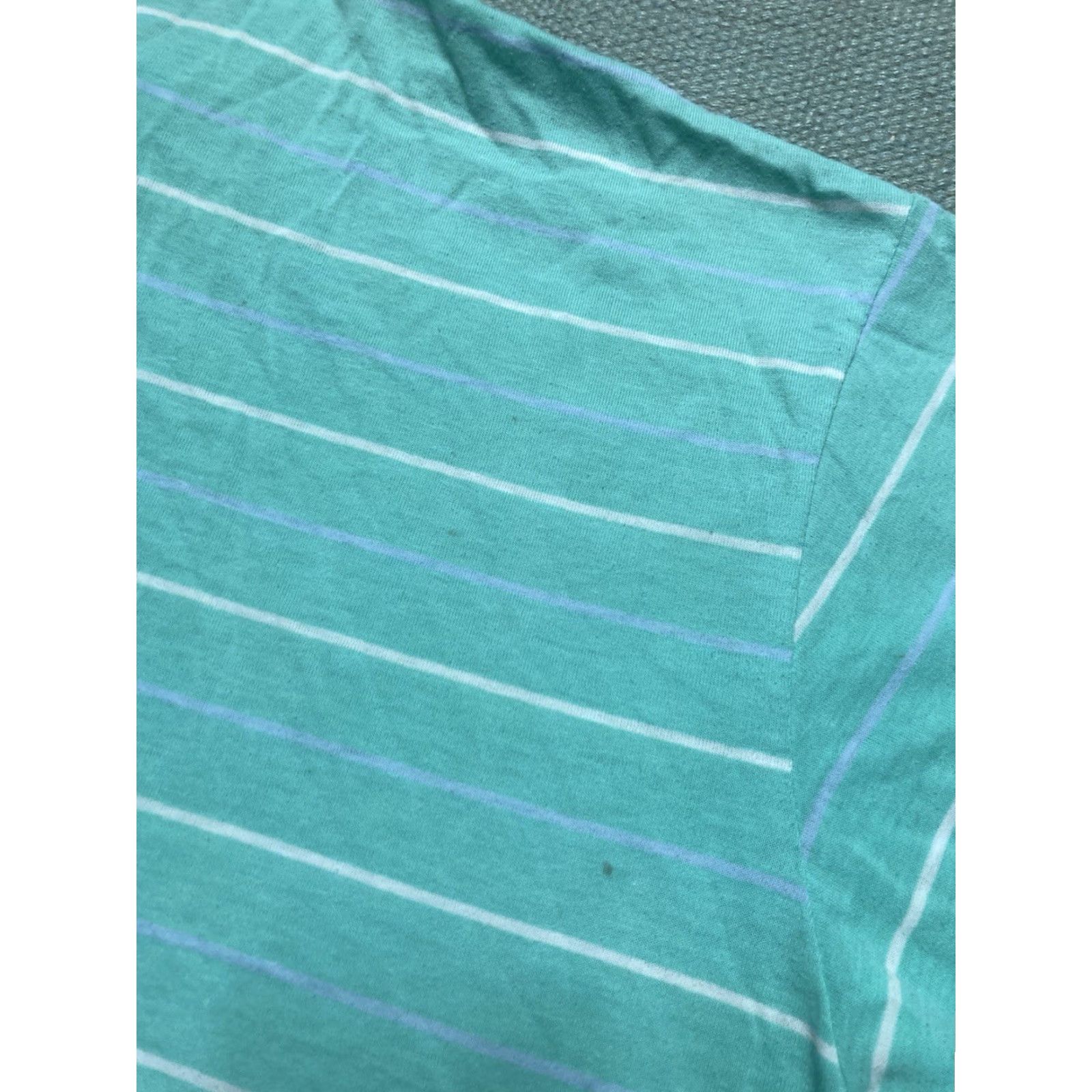 Vintage VINTAGE 80s 90s short sleeve polo shirt striped blue golf stained adult medium Nike Shirt Size US M / EU 48-50 / 2 - 7 Thumbnail