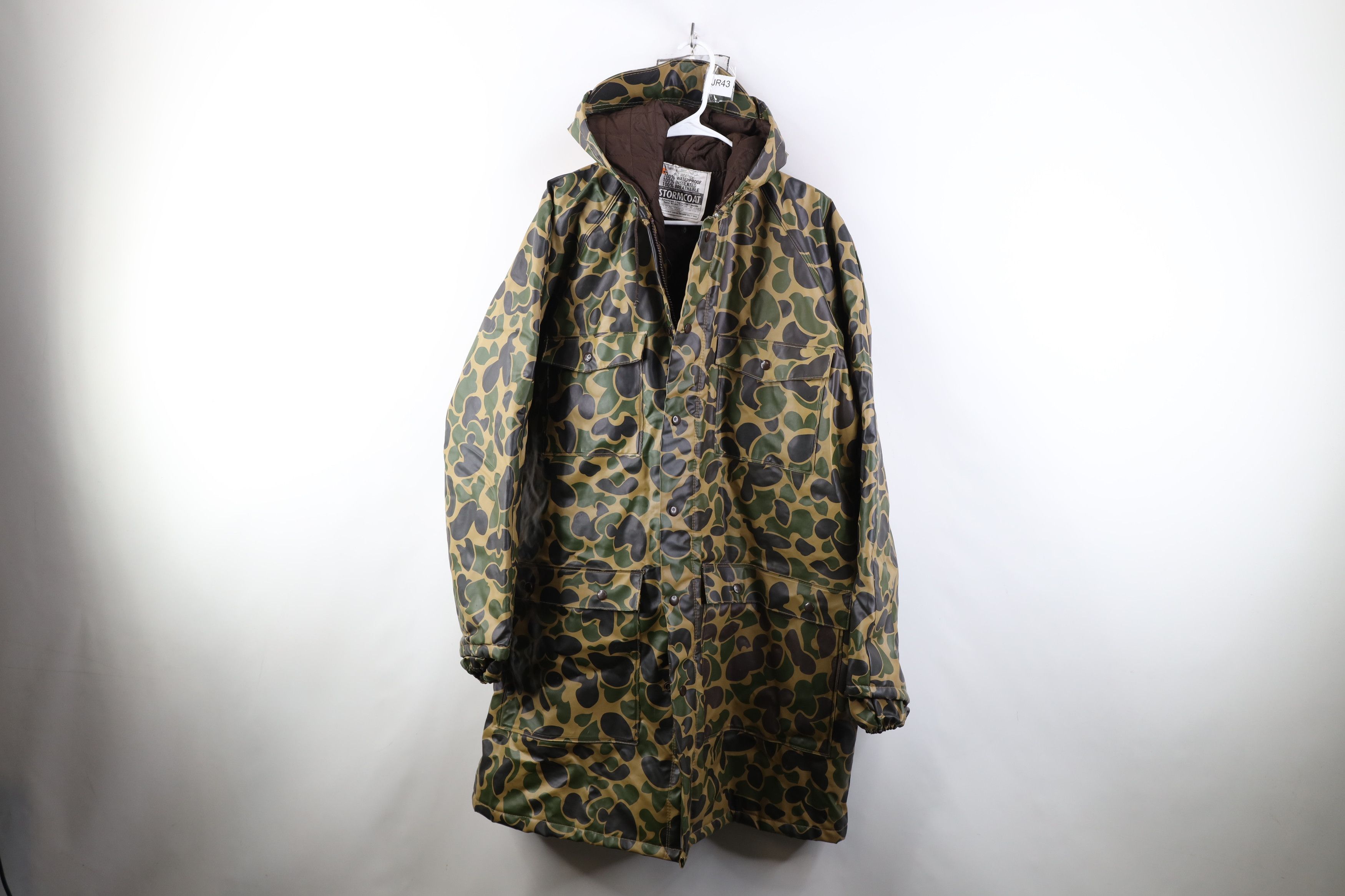 Vintage 80s 90s Streetwear Waterproof Quilted Parka Jacket