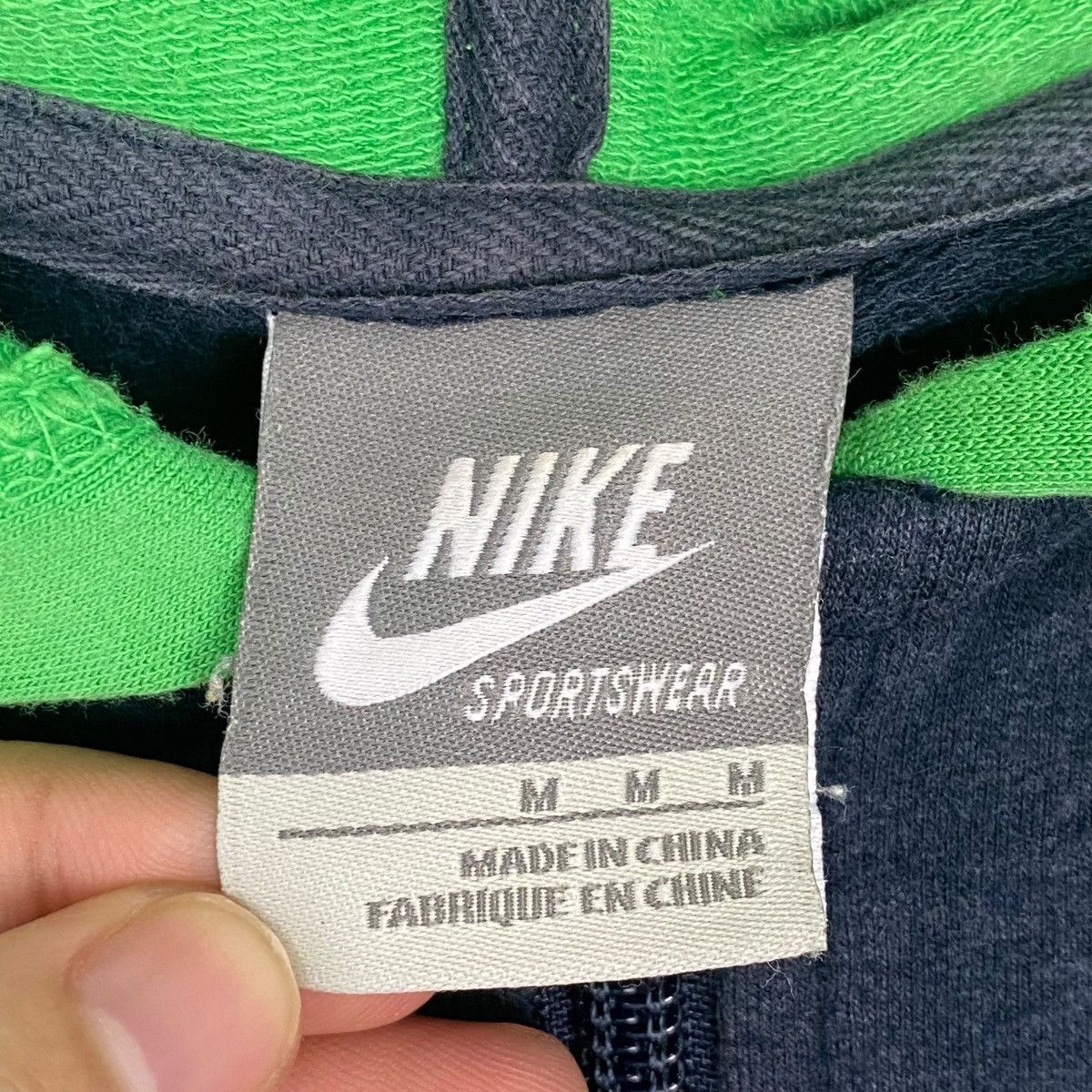 Other Vintage Nike Full Zip Small Embroidered Black/Green Size M Size US M / EU 48-50 / 2 - 5 Thumbnail