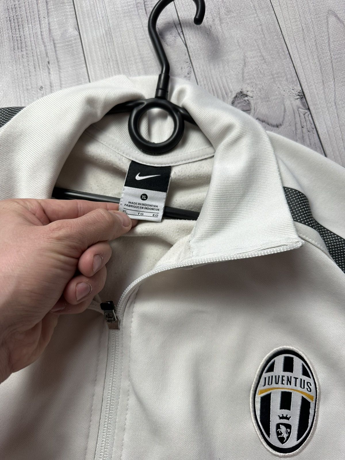 Vintage Vintage Nike track jacket Juventus size XL logo Size US XL / EU 56 / 4 - 4 Thumbnail