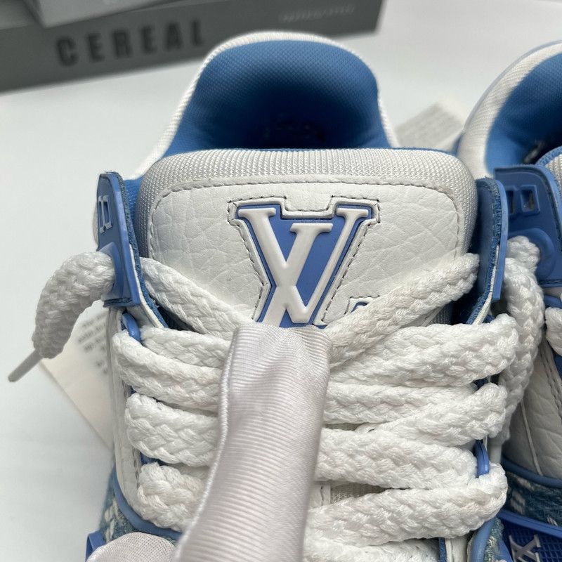 Louis Vuitton Louis Vuitton Trainer Maxi Denim Low-Top Sneakers Size US 8 / IT 38 - 5 Thumbnail