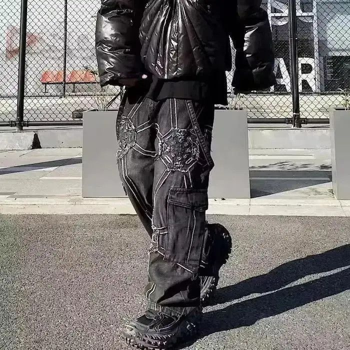 Japanese Brand Galaxy Patch Denim Pant Size US 32 / EU 48 - 3 Thumbnail