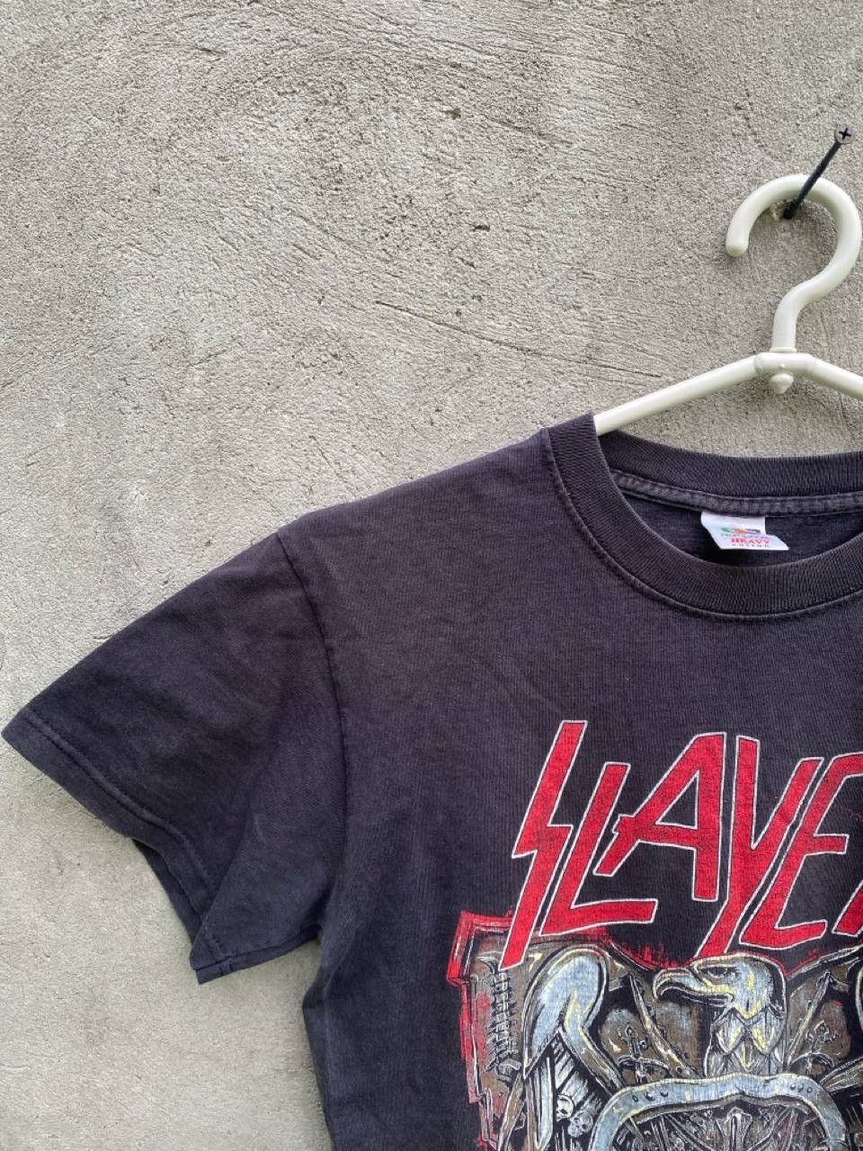 Vintage Slayer Eagle with shield black t-shirt Size US M / EU 48-50 / 2 - 5 Thumbnail
