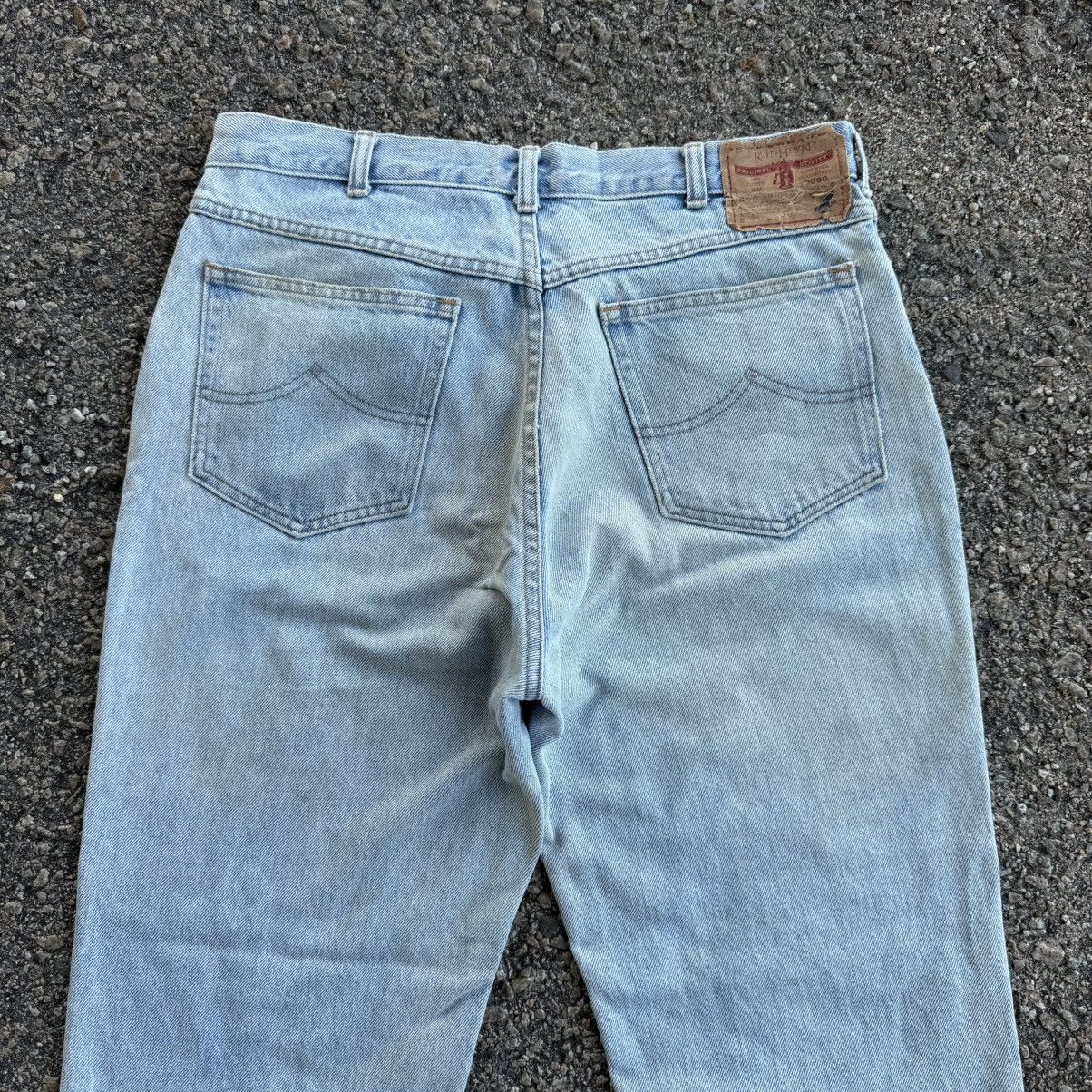 Other VINTAGE RUFF HEWN USA TALON ZIP FADED JEAN DENIM PANTS Size US 34 / EU 50 - 13 Thumbnail