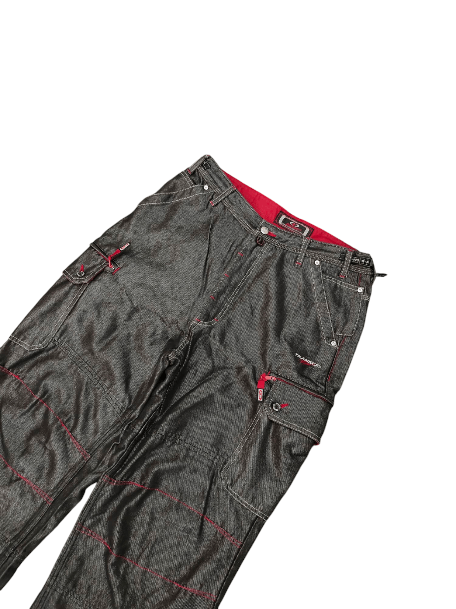 Pelle Pelle Baggy Jeans Transer Japan 8 Pocket Distress Denim Pants Jnco Size US 32 / EU 48 - 2 Thumbnail