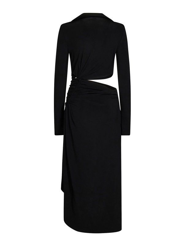 Off-White o1y1125 Maxi Dress in Black Size XS / US 0-2 / IT 36-38 - 2 Thumbnail