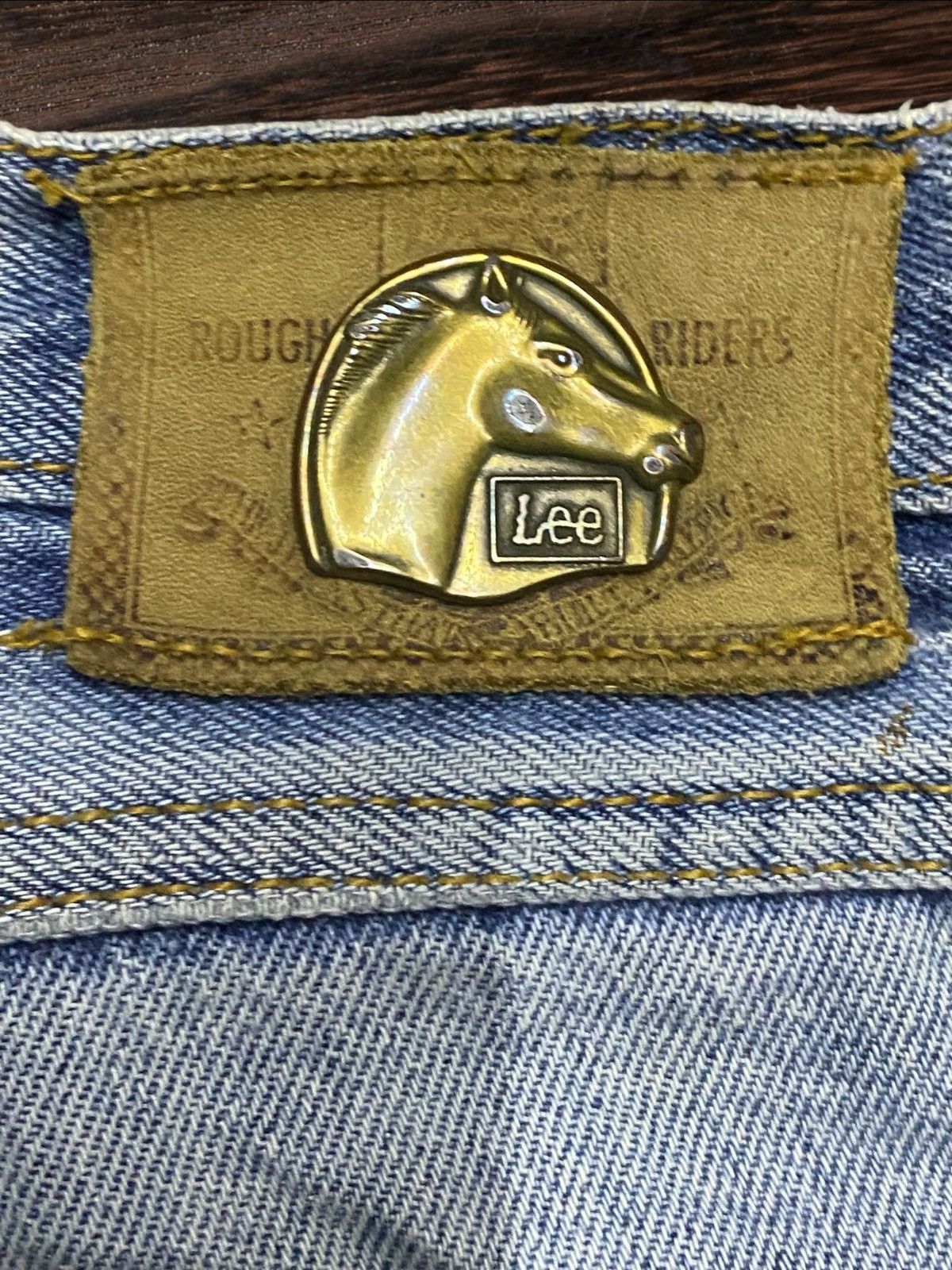 Lee Vintage Lee Rough Riders Horse Button Western Cowboy Jeans Size US 30 / EU 46 - 16 Thumbnail
