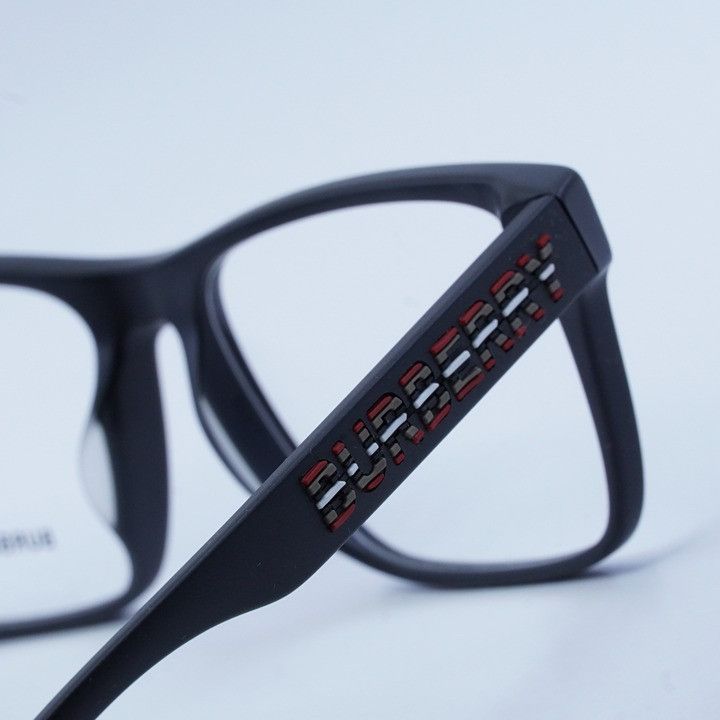 Burberry Burberry BE2393D 3464 Men Eyeglasses Matte Black 55mm Size ONE SIZE - 6 Thumbnail