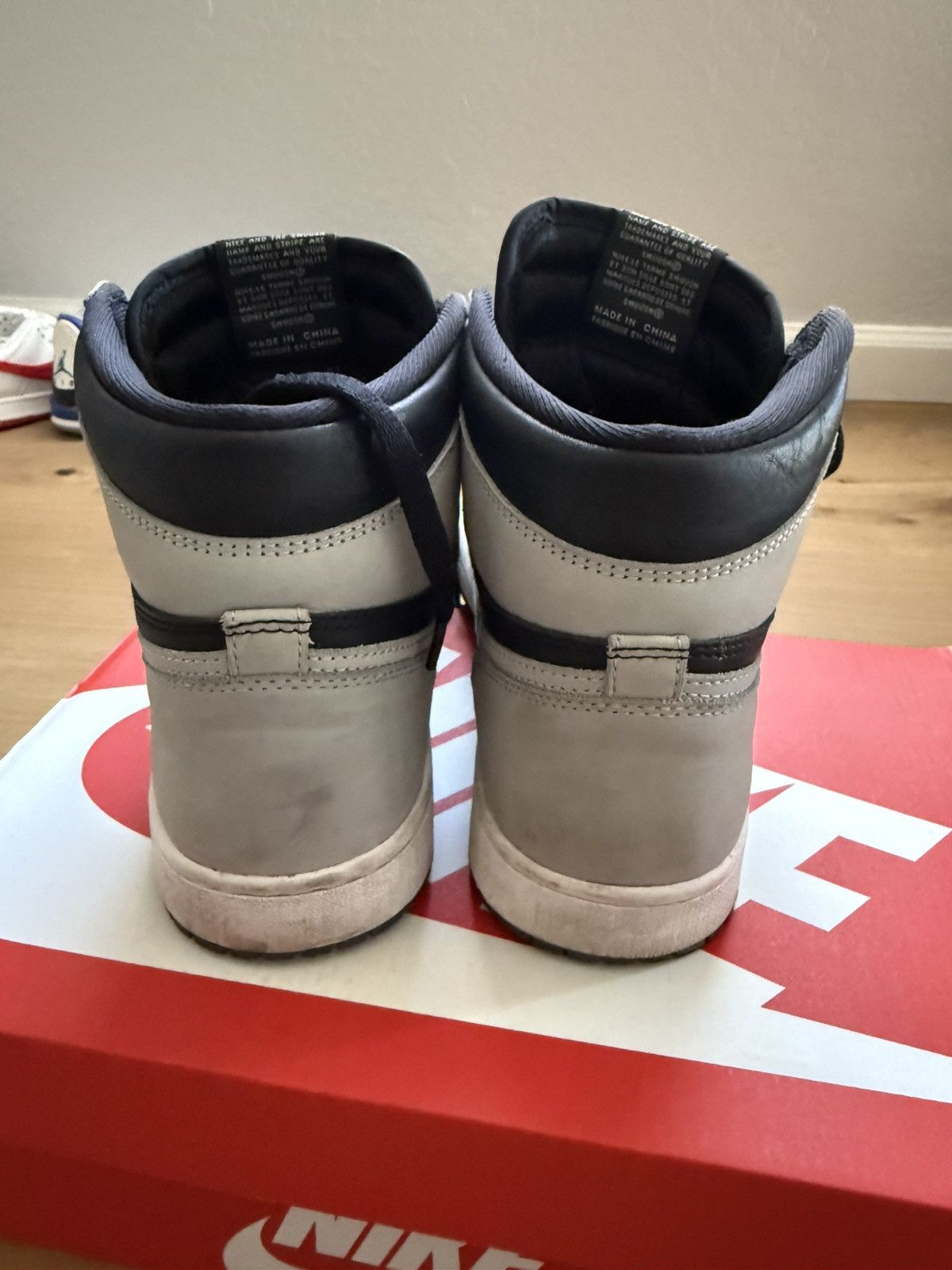 Jordan Brand NIKE AIR JORDAN 1 HI TOP SHADOW 2.0 SNEAKERS Size US 10 / EU 43 - 4 Thumbnail