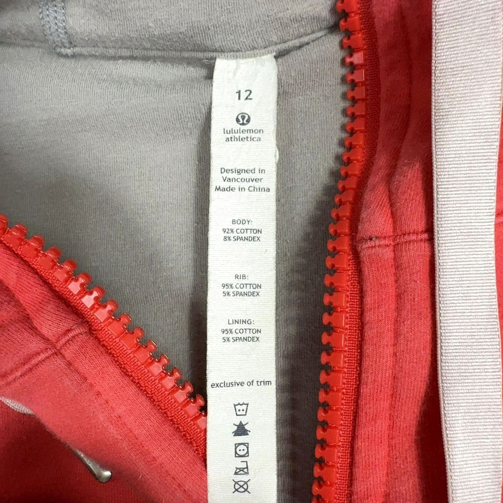 Lululemon Lululemon Scuba Hoodie Womens 12 Pink Full Zip Longline Activewear Sweatshirt Size XL / US 12-14 / IT 48-50 - 6 Thumbnail