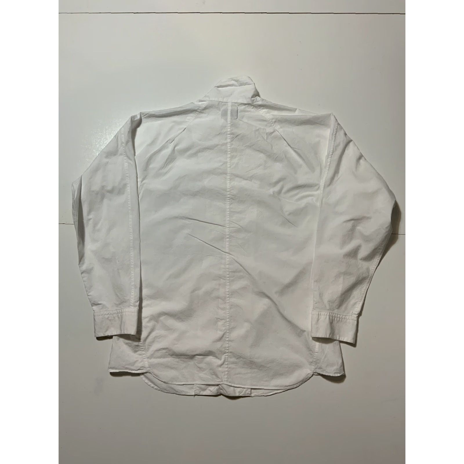 Vintage VINTAGE Shin Hosokawa Pashu Made In Japan White Button Dress Shirt Sz. S 16-27 Mens Womens Boys Girls Size 36R - 2 Thumbnail