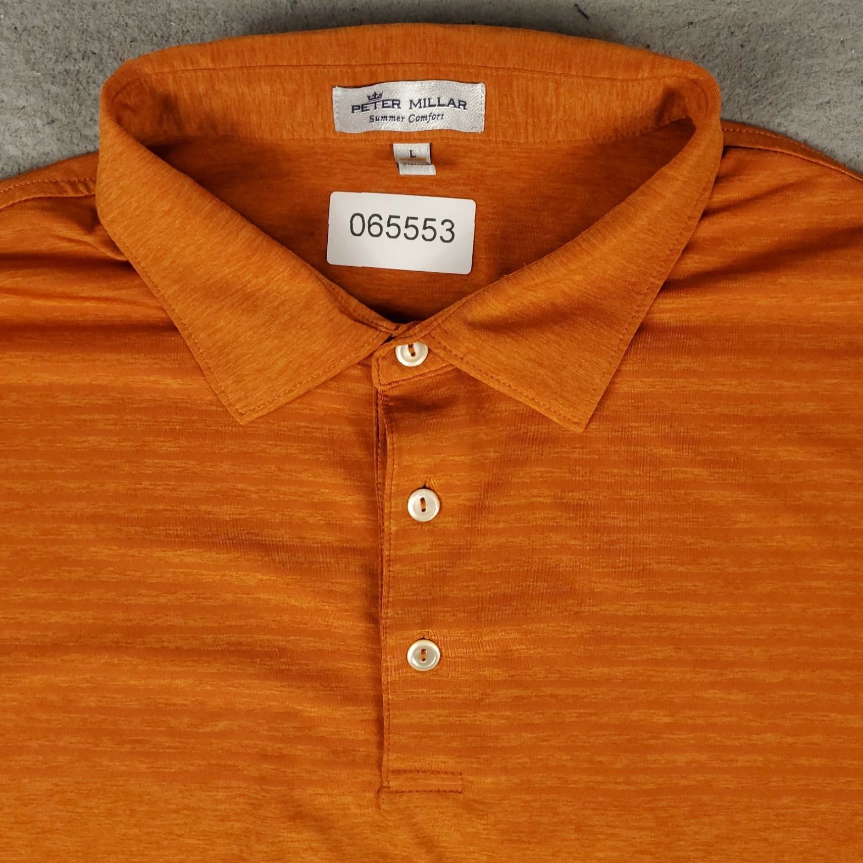 Peter Millar Peter Millar Polo Shirt Mens Large Orange Summer Comfort Golf Short Sleeve Shirt Polo Mens Large Orange Summer Comfort Golf Short Sleeve Size US L / EU 52-54 / 3 - 2 Thumbnail