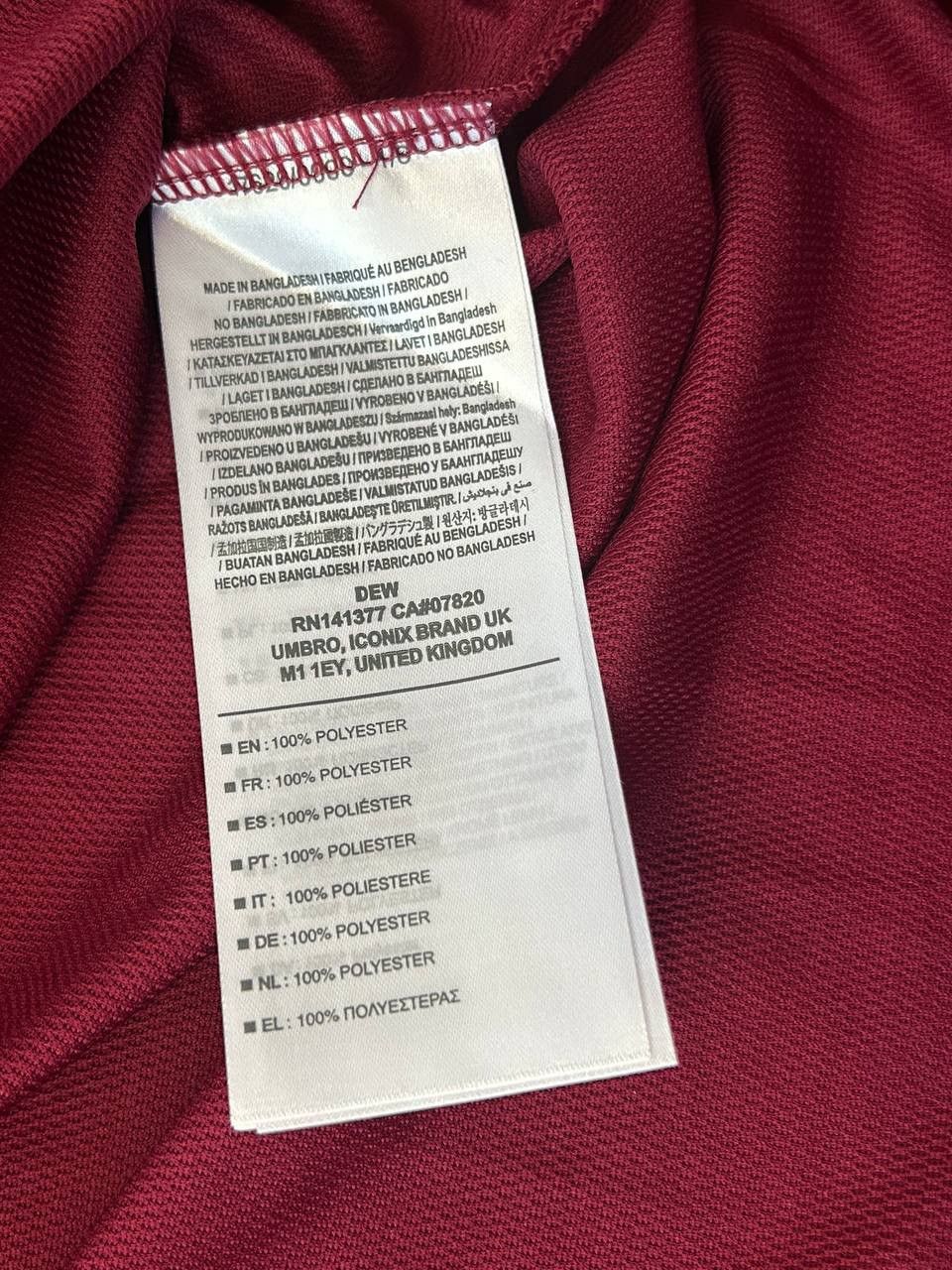 Vintage West Ham 2020/21 125 years home shirt jersey Large Size US L / EU 52-54 / 3 - 8 Thumbnail