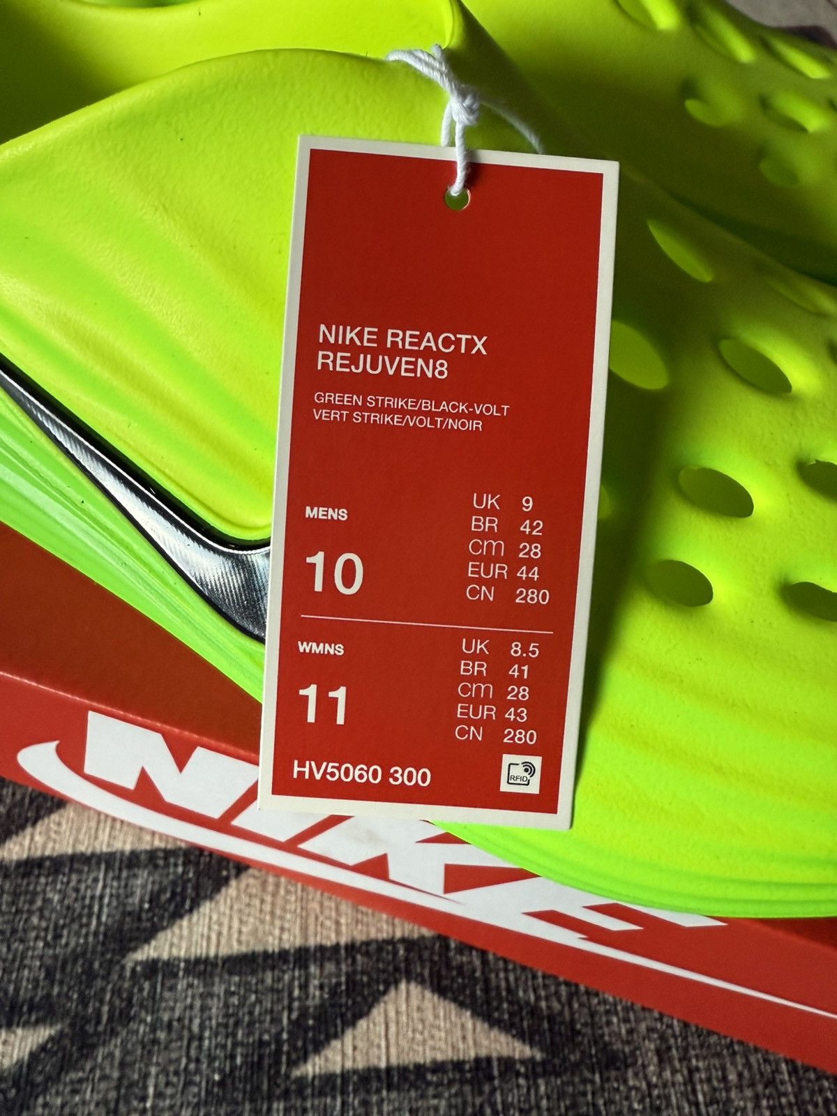 Nike Nike ReactX Rejuven8 Green Strike HV5060-300 Size 10 Size US 10 / EU 43 - 10 Thumbnail