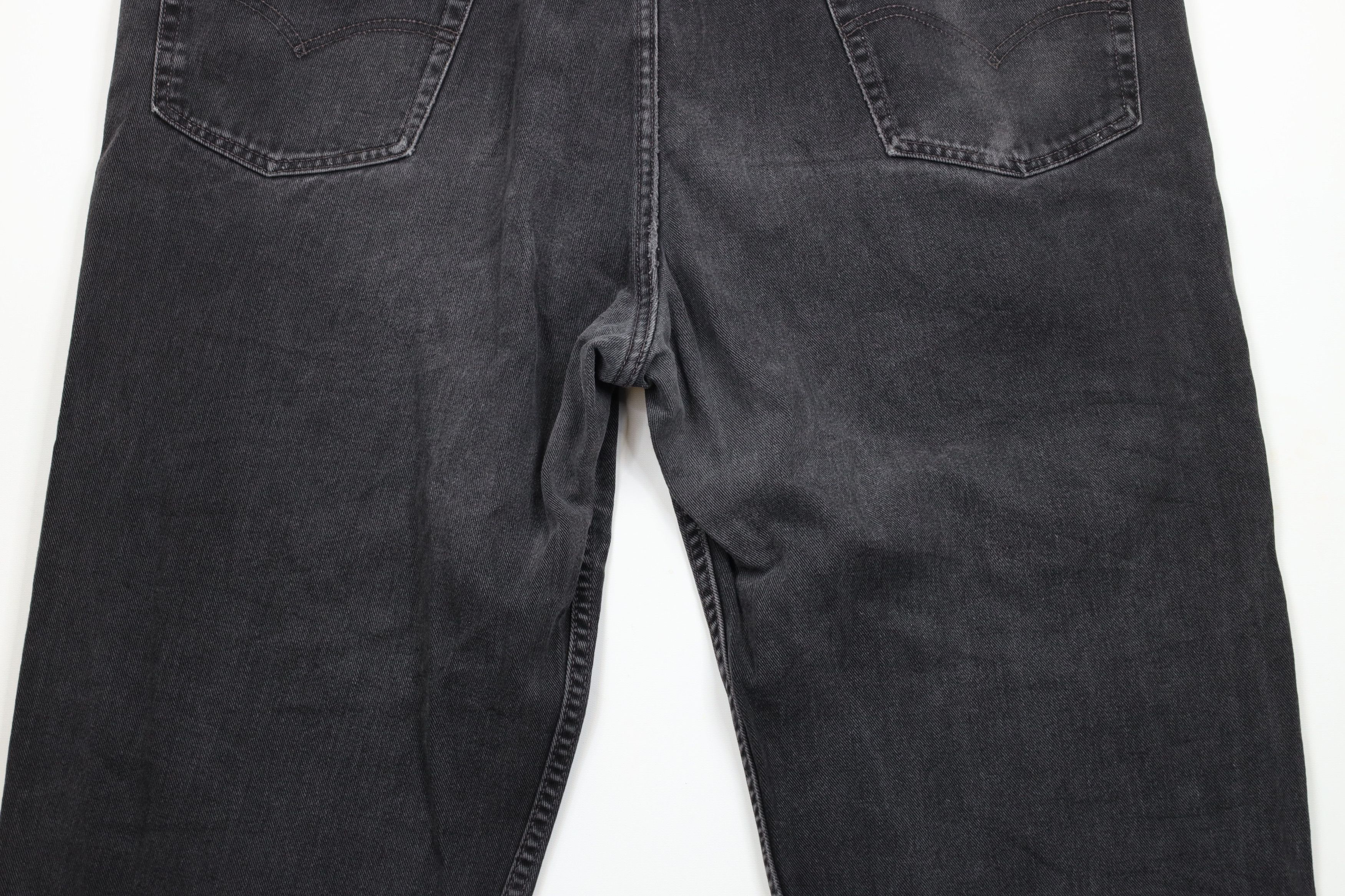 Levi's × Vintage Vintage Y2K 2000 Levis 550 Relaxed Fit Denim Jeans Black USA Size US 44 / EU 60 - 13 Thumbnail