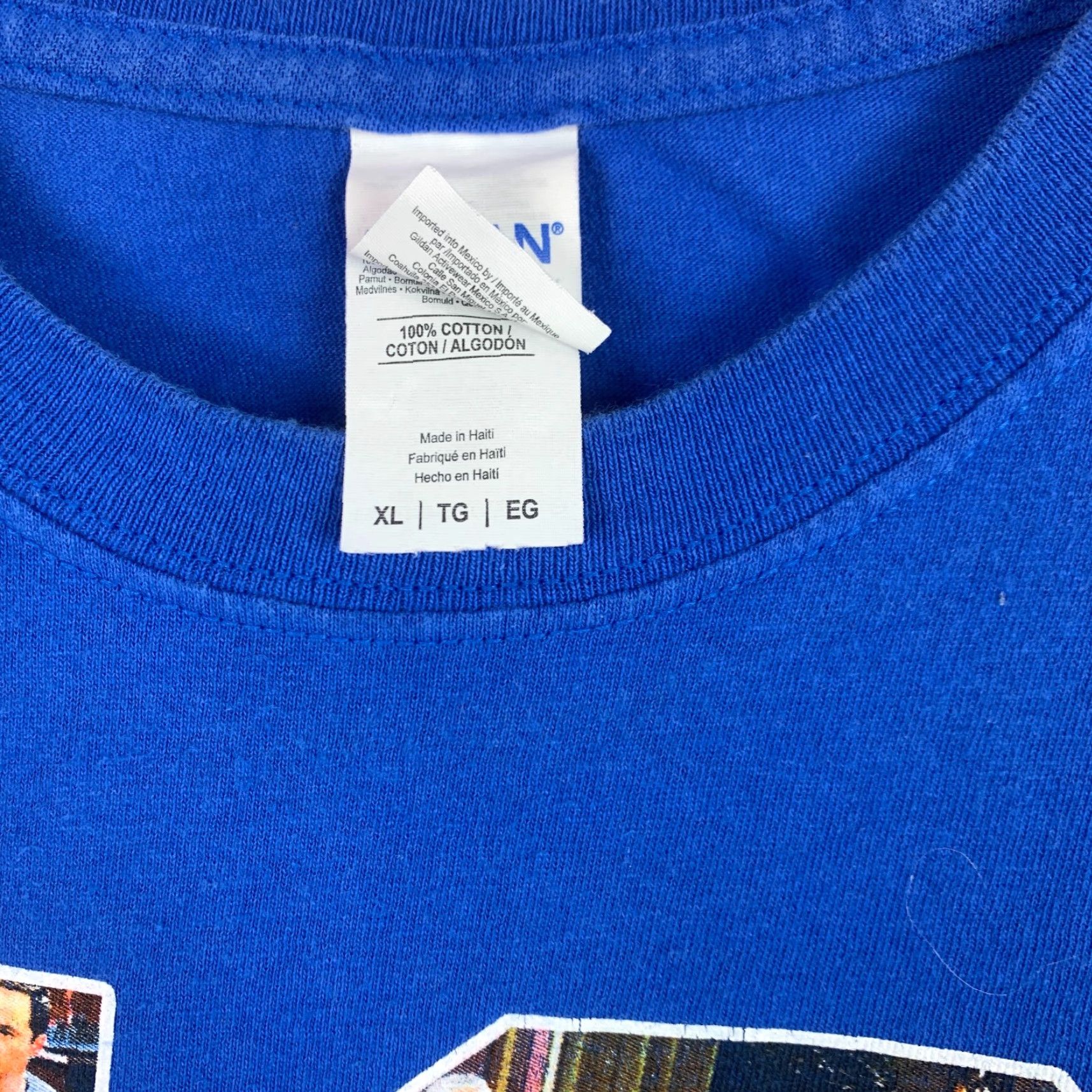 Gildan The Big Bang Theory 2007-2019 12 Seasons Finale Fan Blue Tee T-Shirt XL Size US XL / EU 56 / 4 - 2 Thumbnail