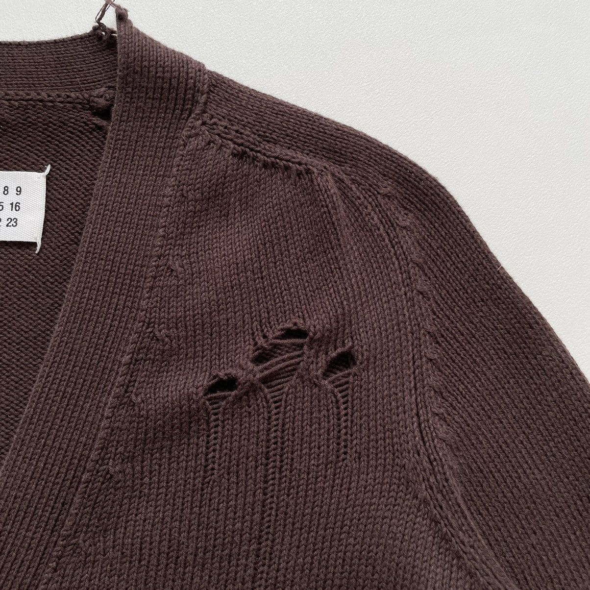 Maison Margiela S/S 22 Destroyed Knit Cotton Cardigan Size S / US 4 / IT 40 - 8 Thumbnail