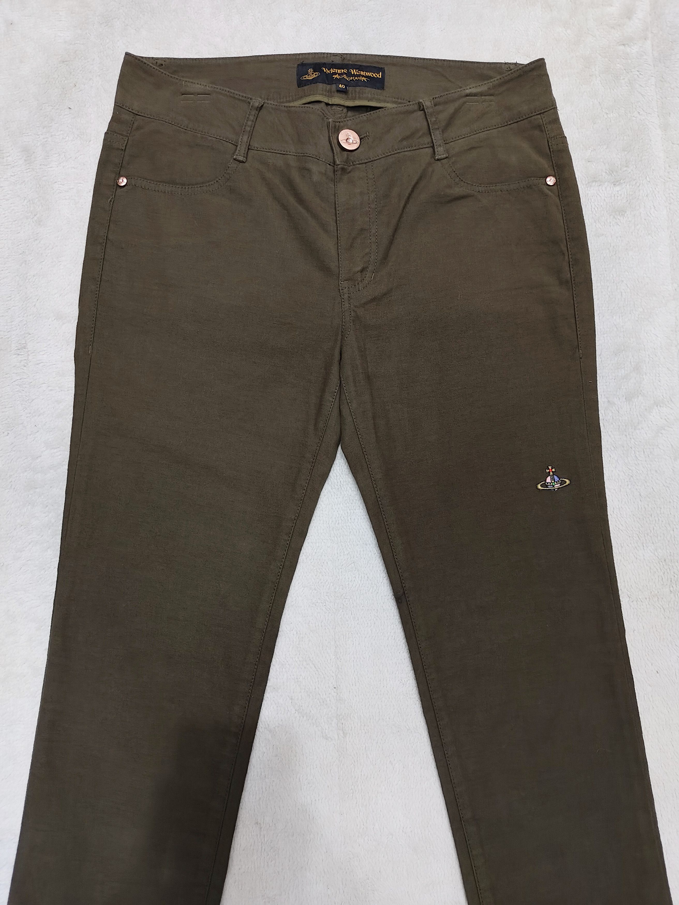 Vivienne Westwood V.W🇬🇧 Aglomania Orb Logo Punk Heritage Minimalist Trouser Size 29" - 2 Thumbnail